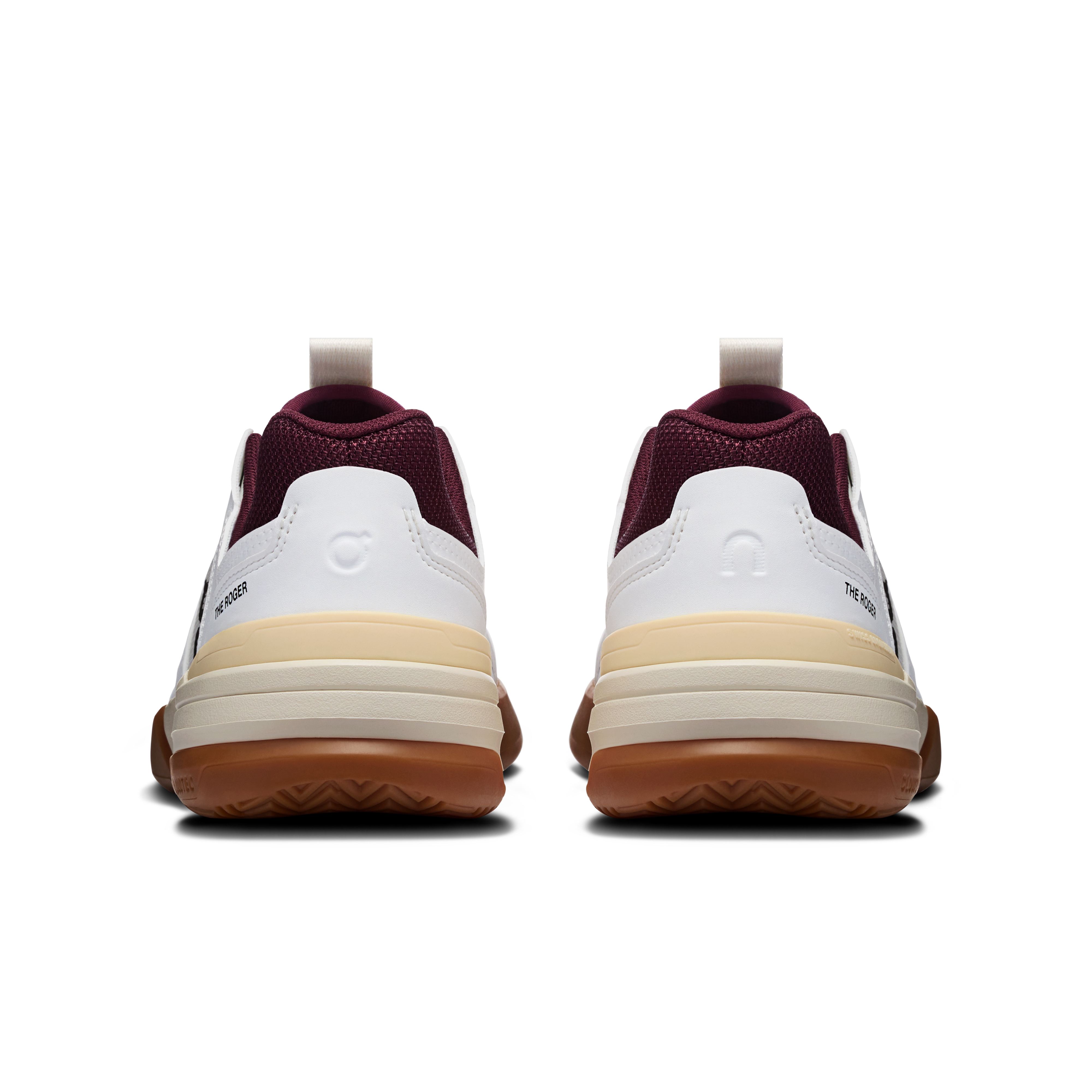 On THE ROGER Clubhouse Pro Youth White & Maroon Youth Active life Shoes