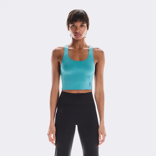 Studio Open Back Crop Shirt in Niagara