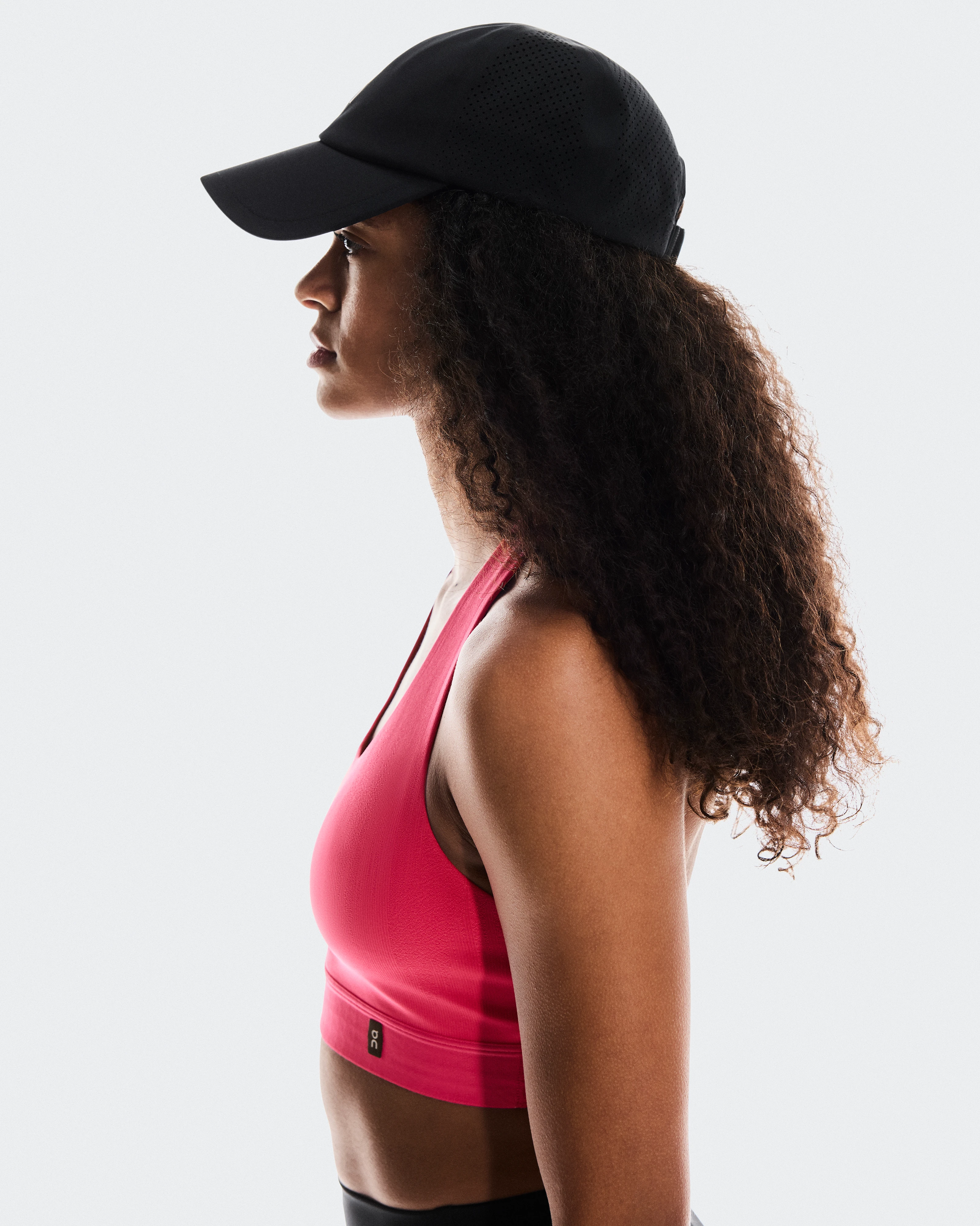 On Court Cap Black & Black Unisex Headwear
