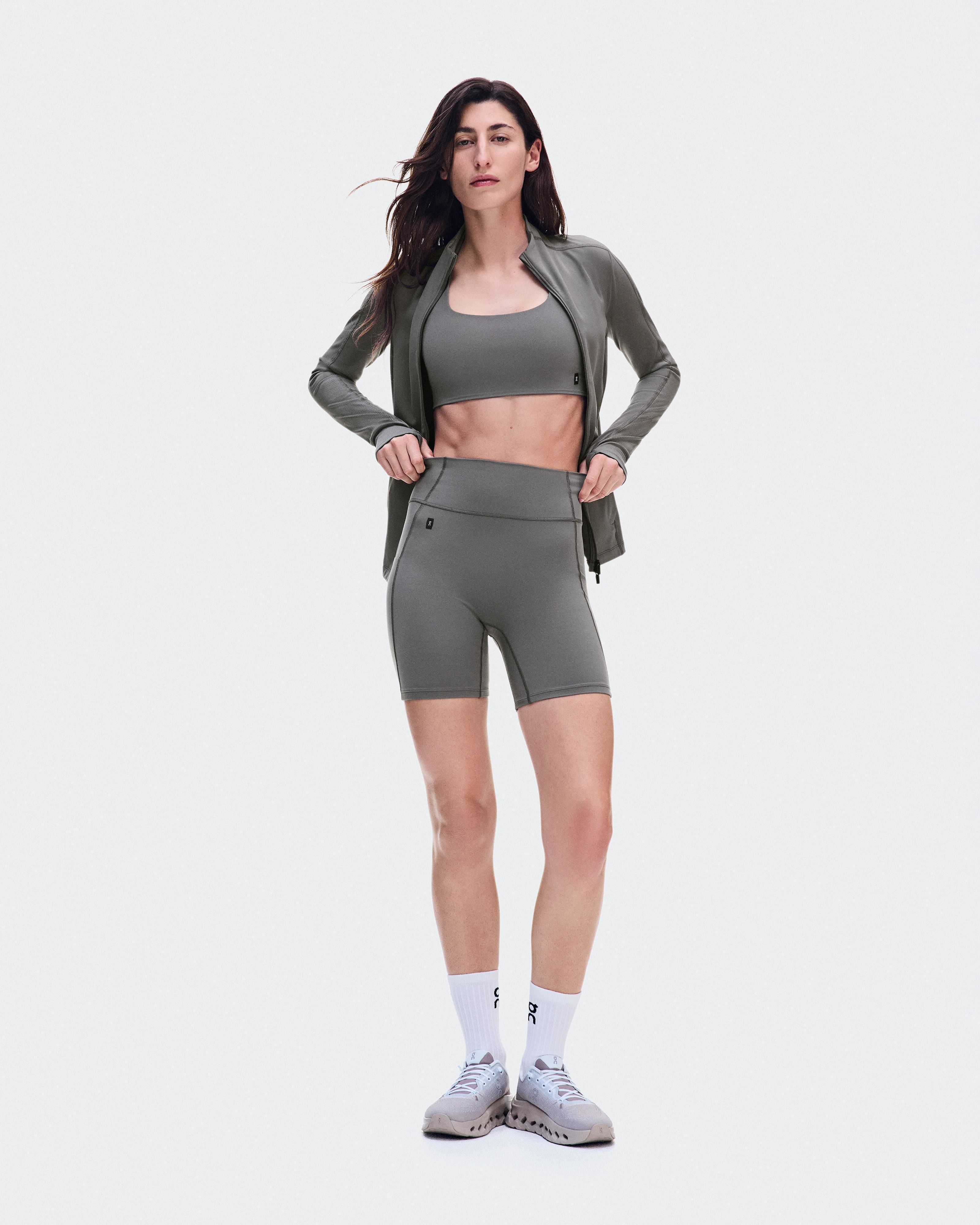 On Studio Leggings Short 6" Ember Mujer Mallas y leggins