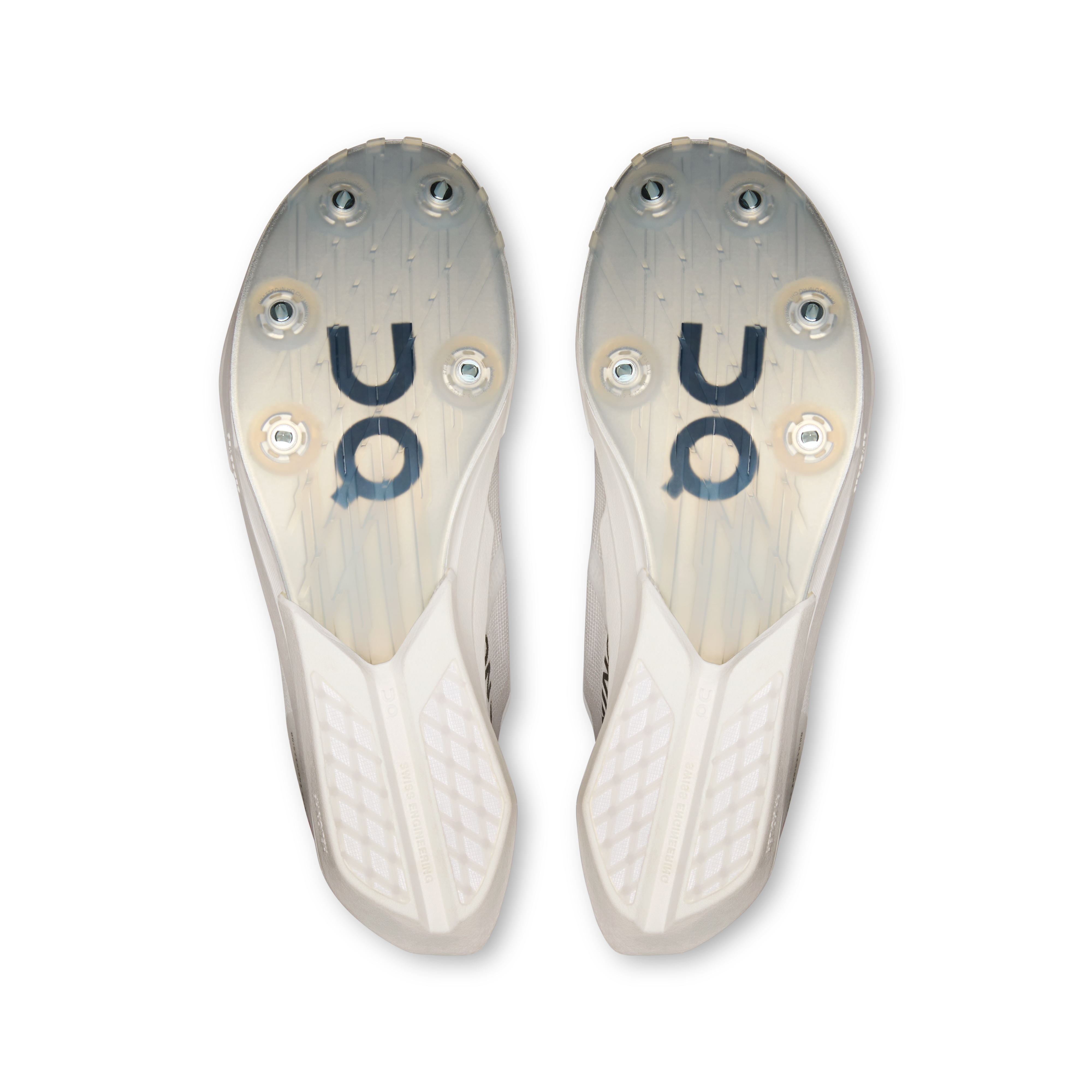 On Cloudspike Amplius 2 White & Frost Women Track Shoes