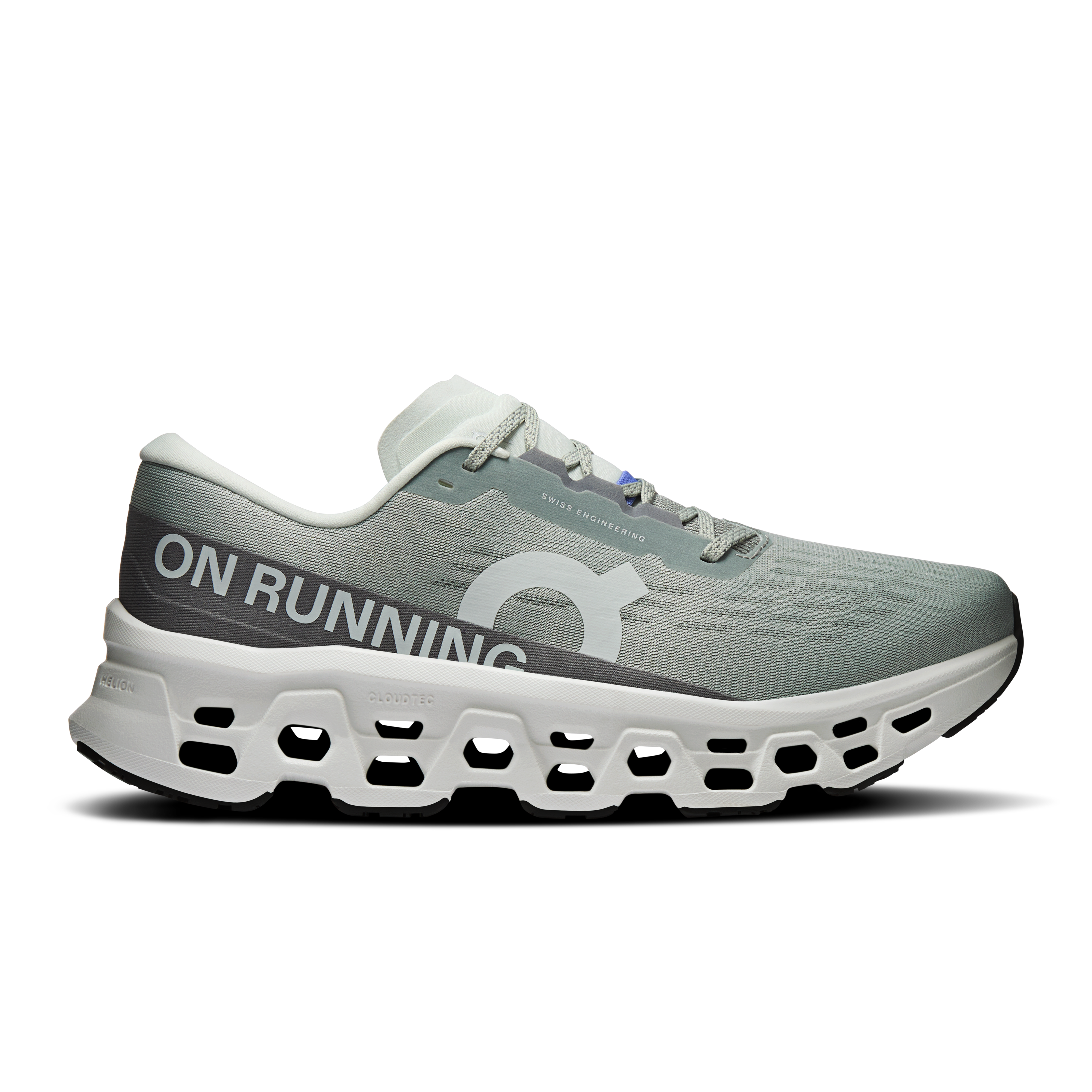 Cloudmonster 3 Road Running Shoe in Tin/Ivory