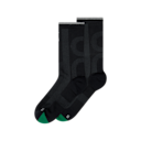 Elite Run Sock High in Black