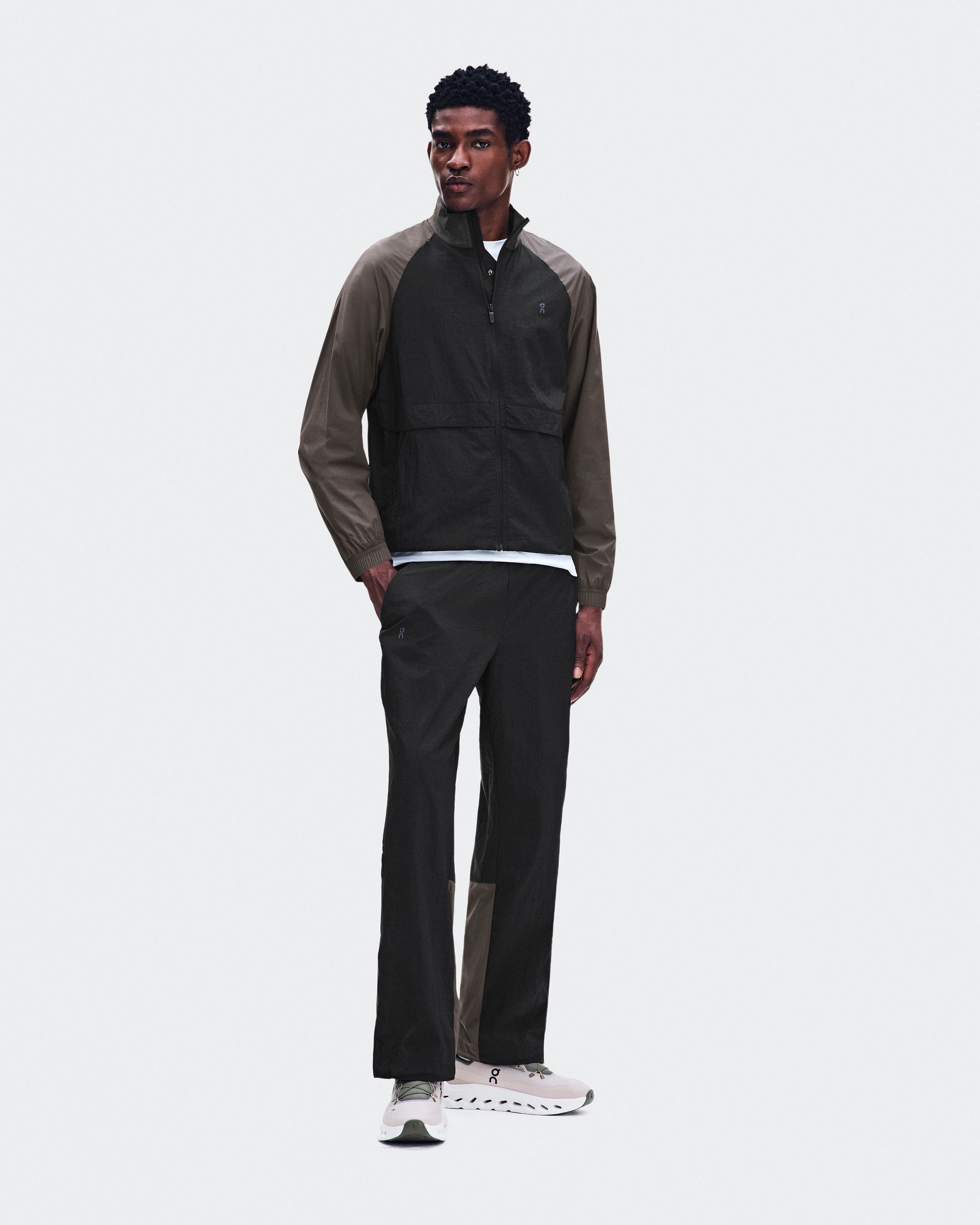 On All-Day Track Jacket Black & Espresso Men Track