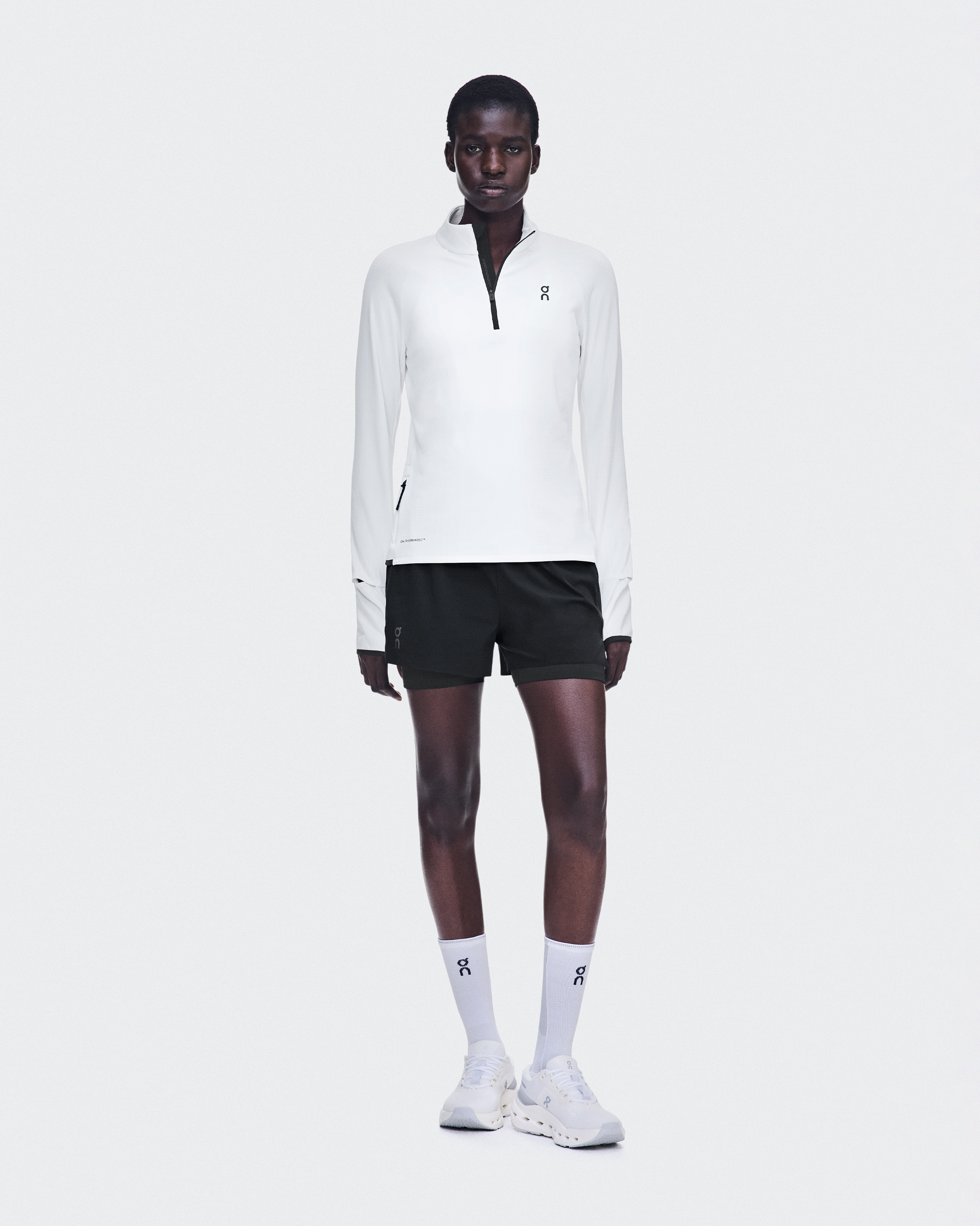 Climate Shirt Sweater in White