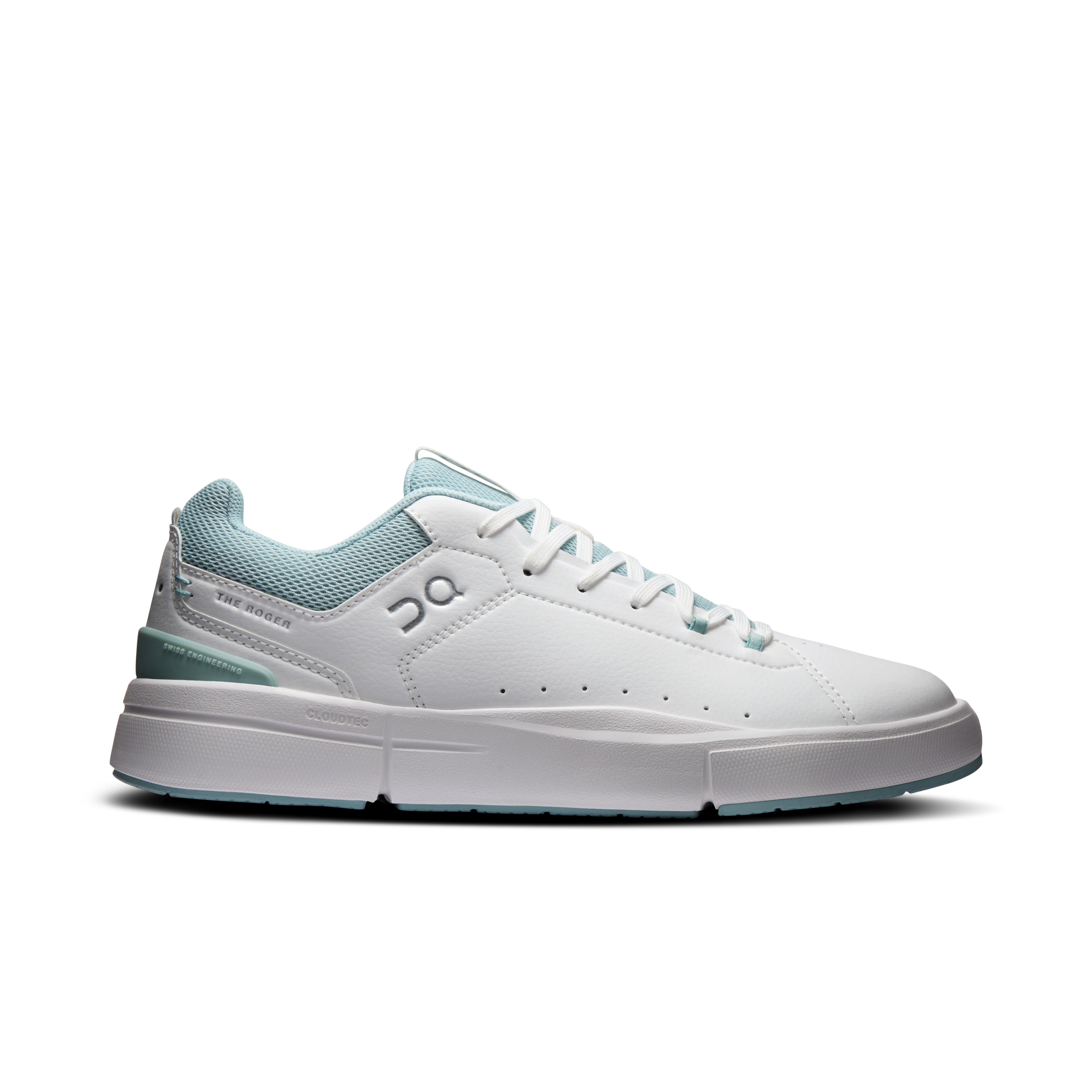 THE ROGER Youth Tennis Shoe in White/Brook