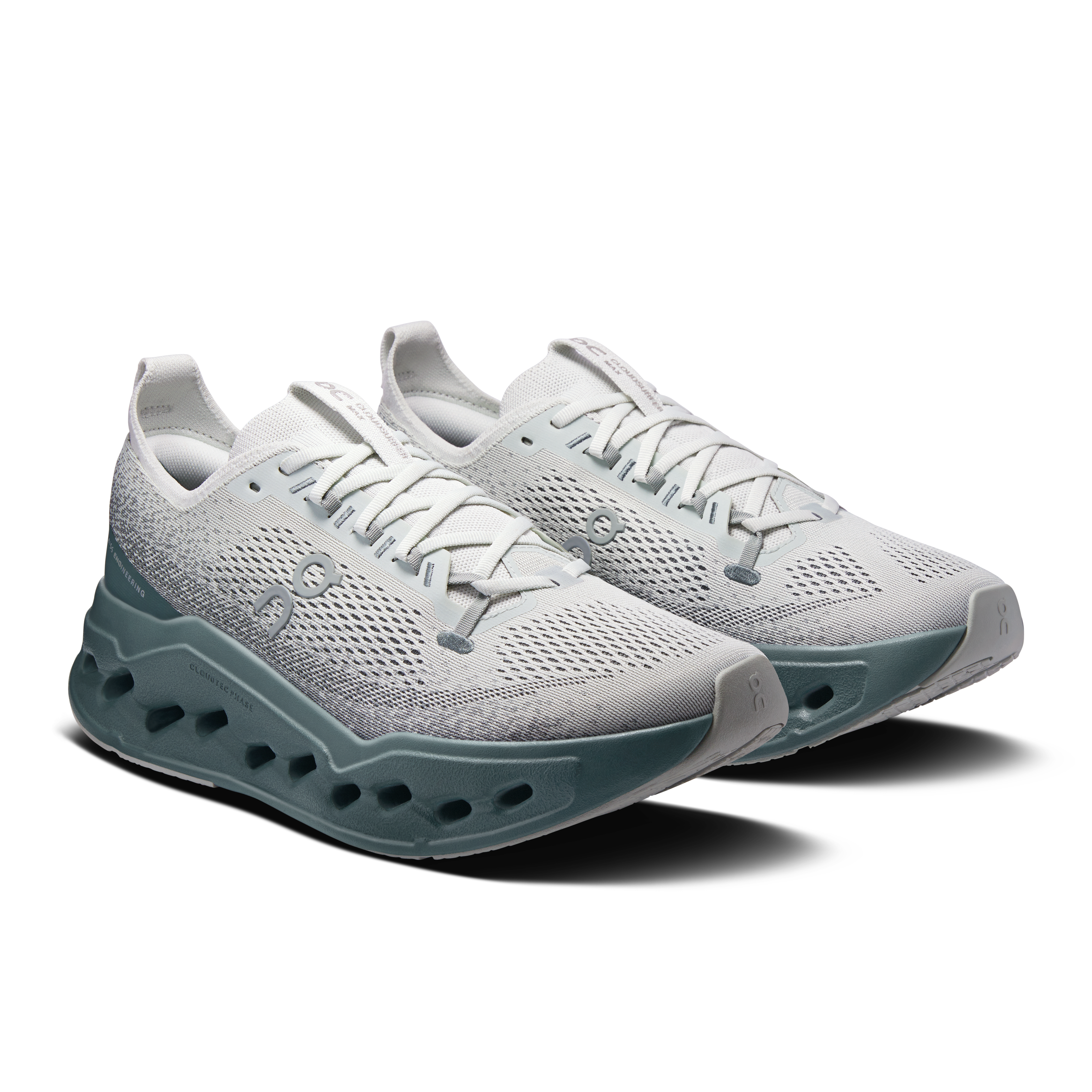 On Cloudsurfer Max Iceberg & Olive Masculino Corrida de rua Tênis