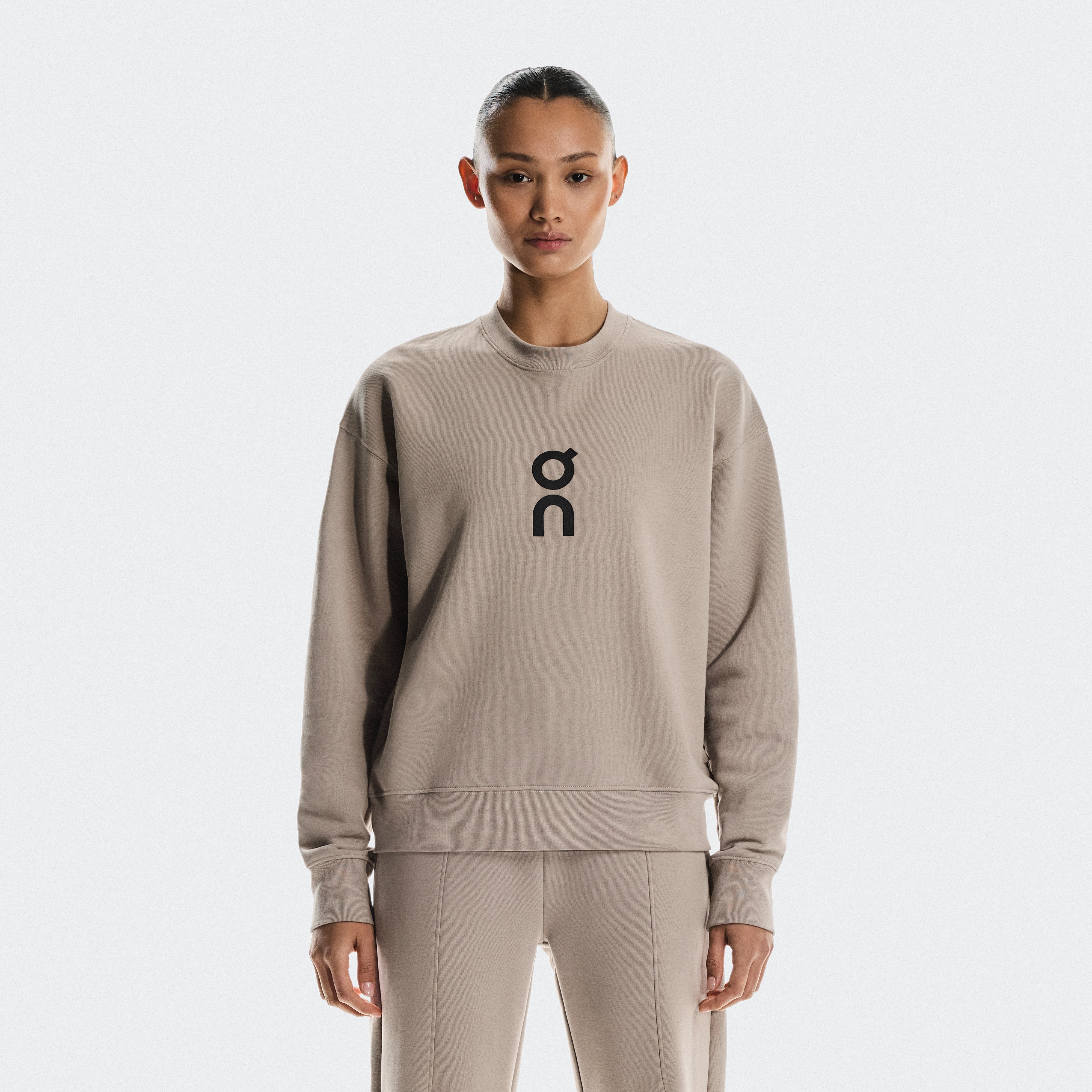 On Club Crew Beige Women Women – Travel, recovery, all-day wear Hoodies and sweatshirts