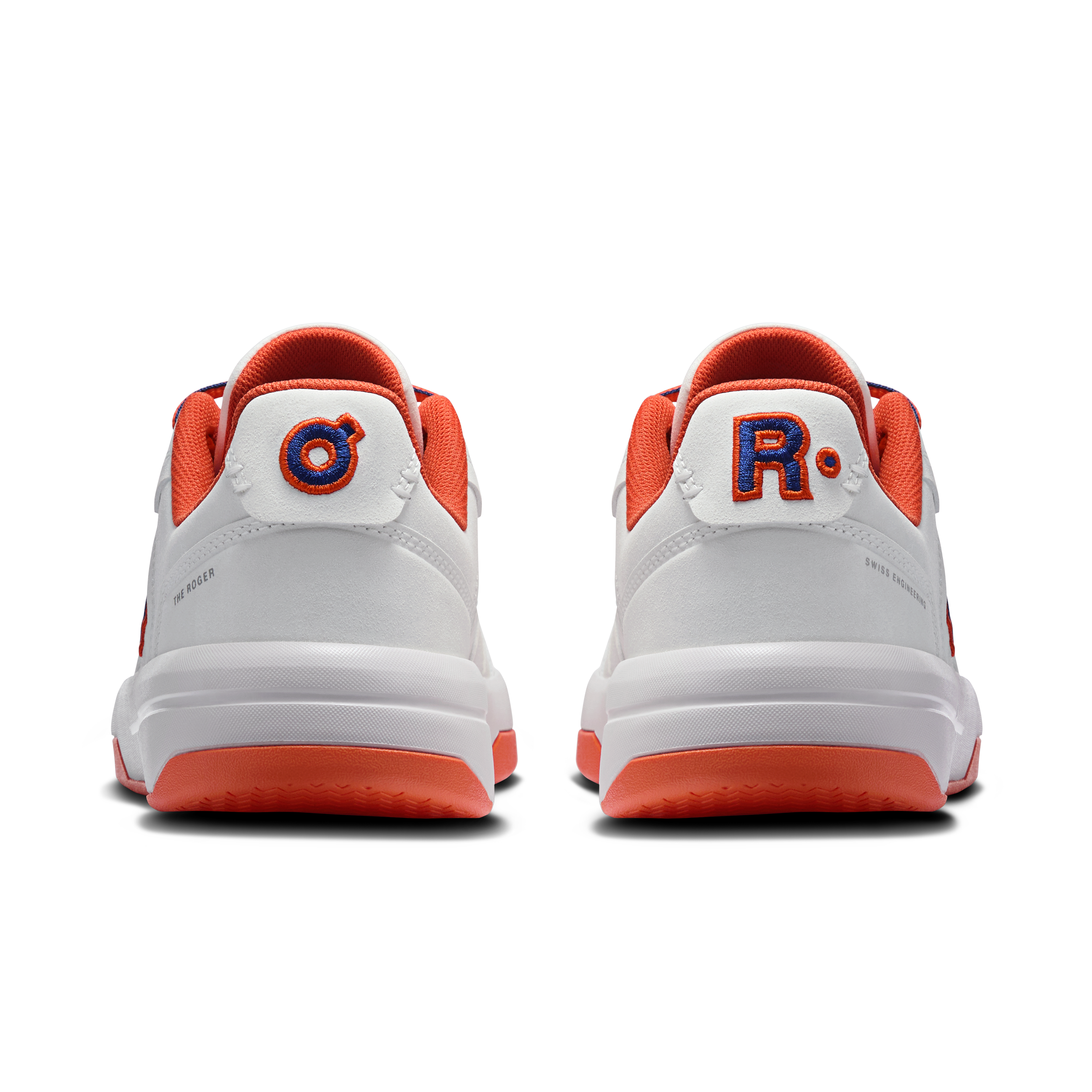 On THE ROGER CH Varsity White & Flame Women Active life Shoes