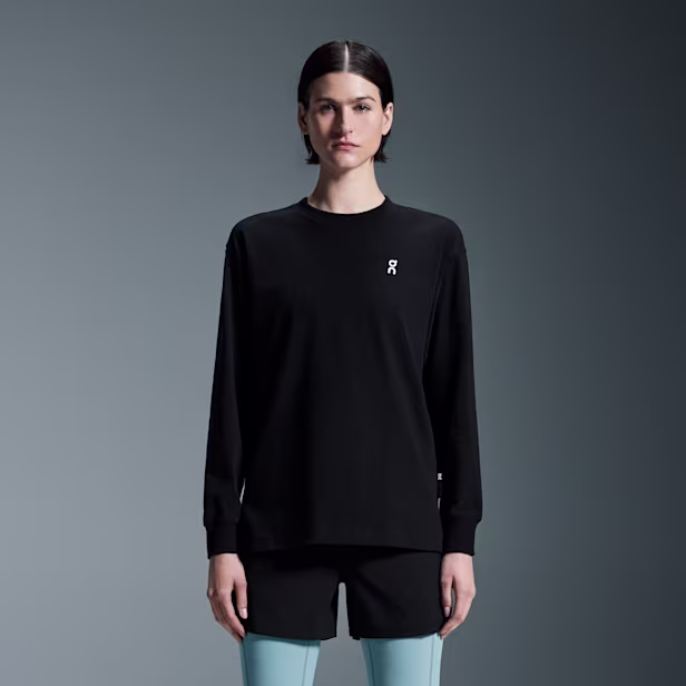 Club Long-T Long-Sleeve Shirt in Black