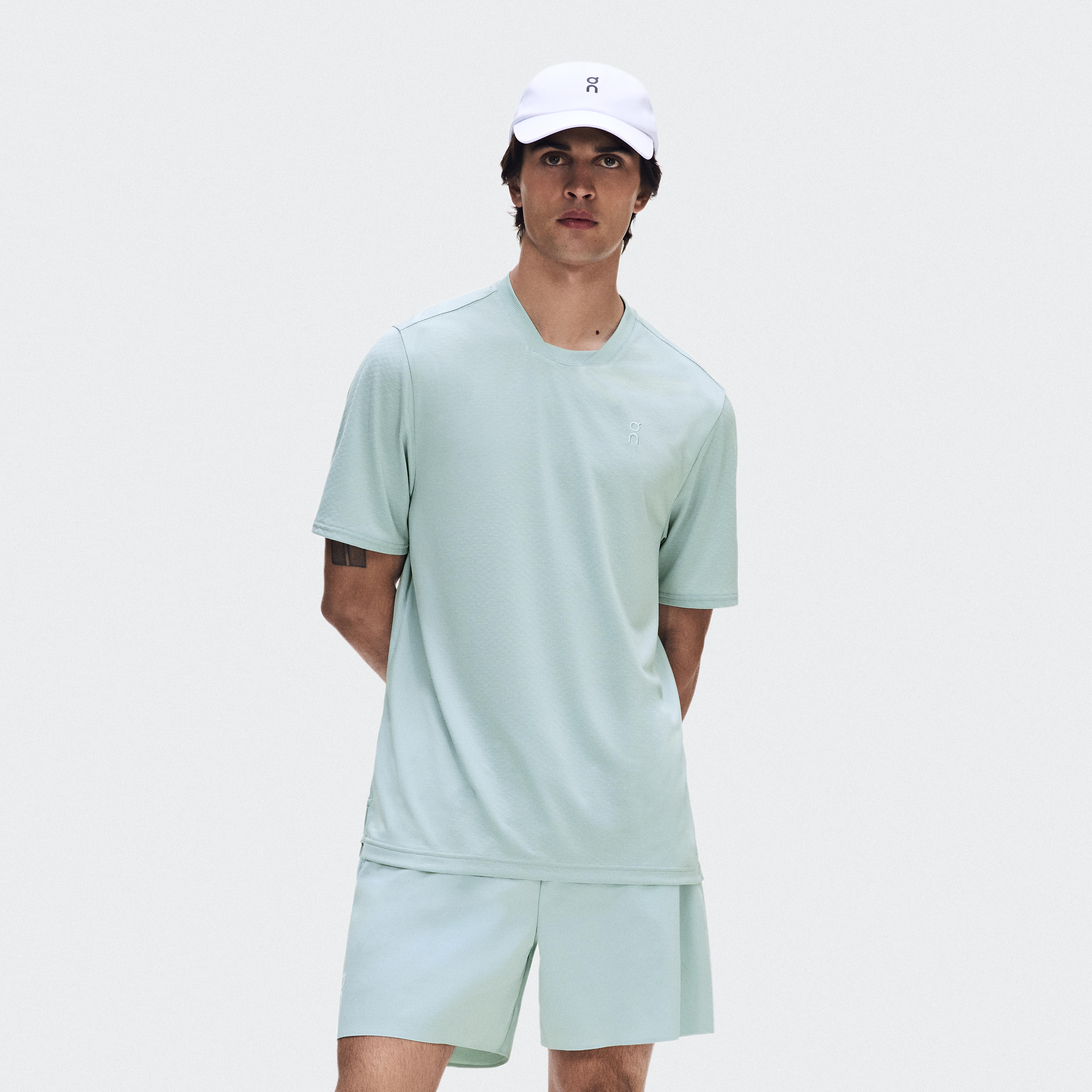 Court-T Edit Short-Sleeve Shirt in Brook