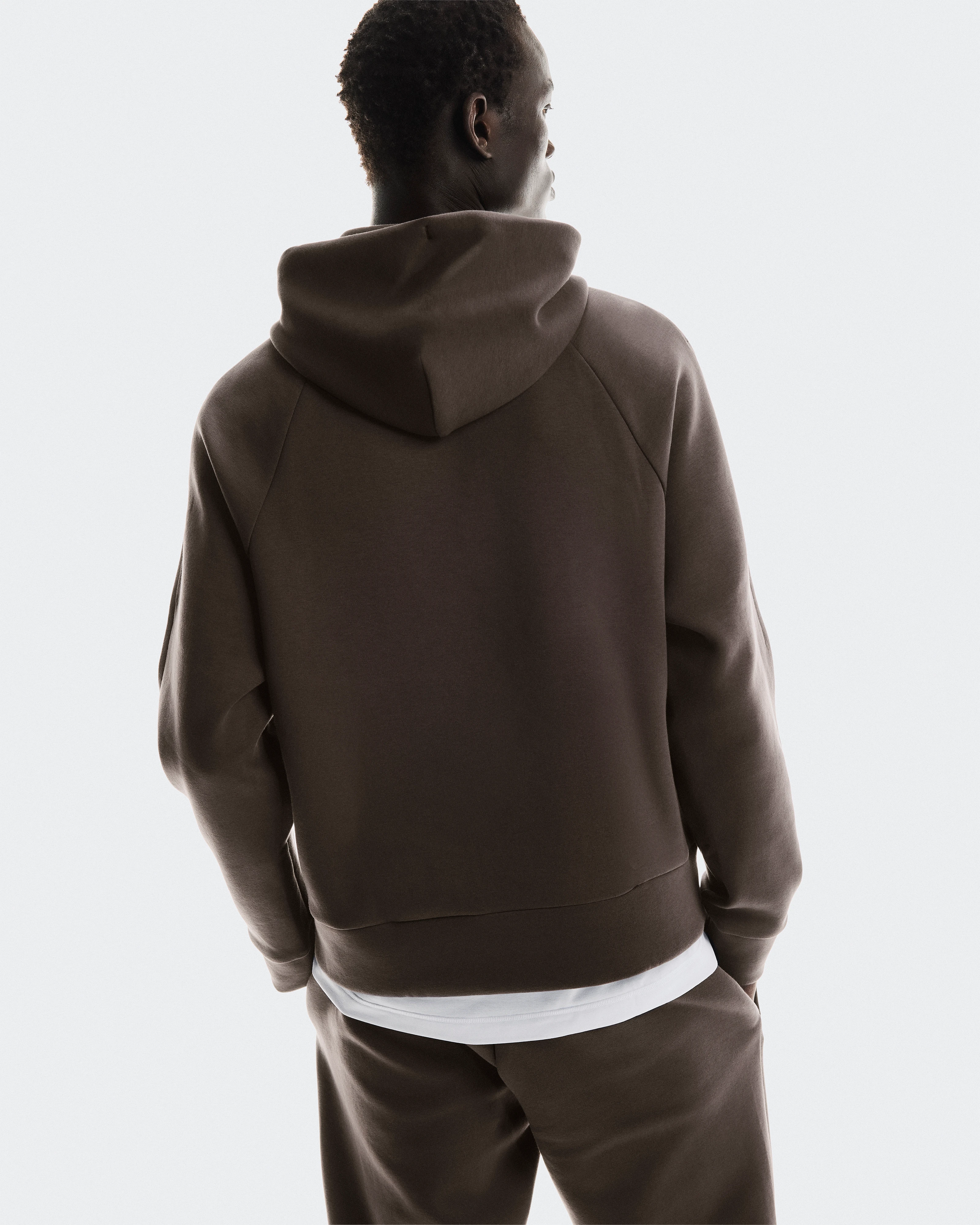 On Focus Tech Hoodie Pebble Men Hoodies and sweatshirts