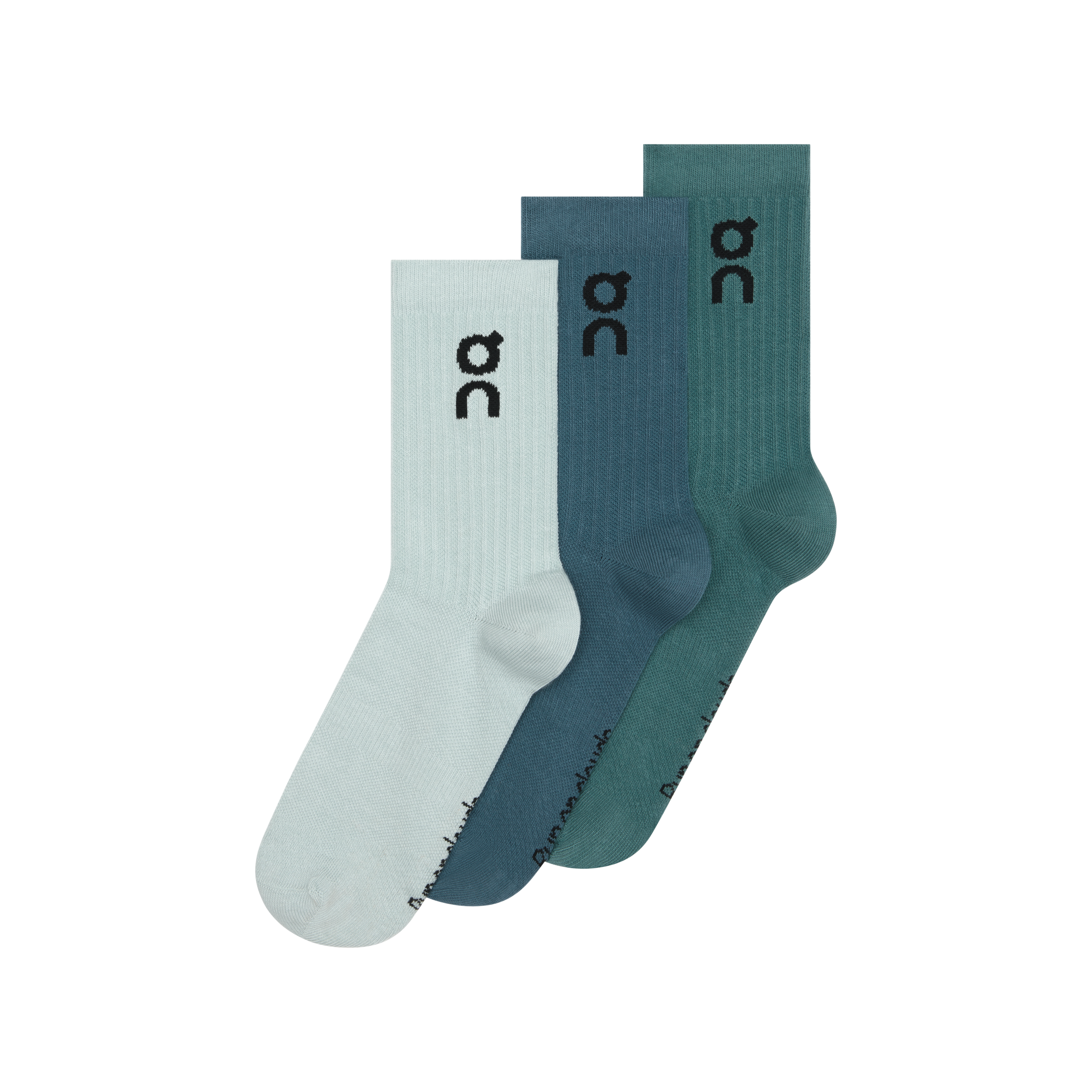 Logo Sock High 3P in Brook/Storm