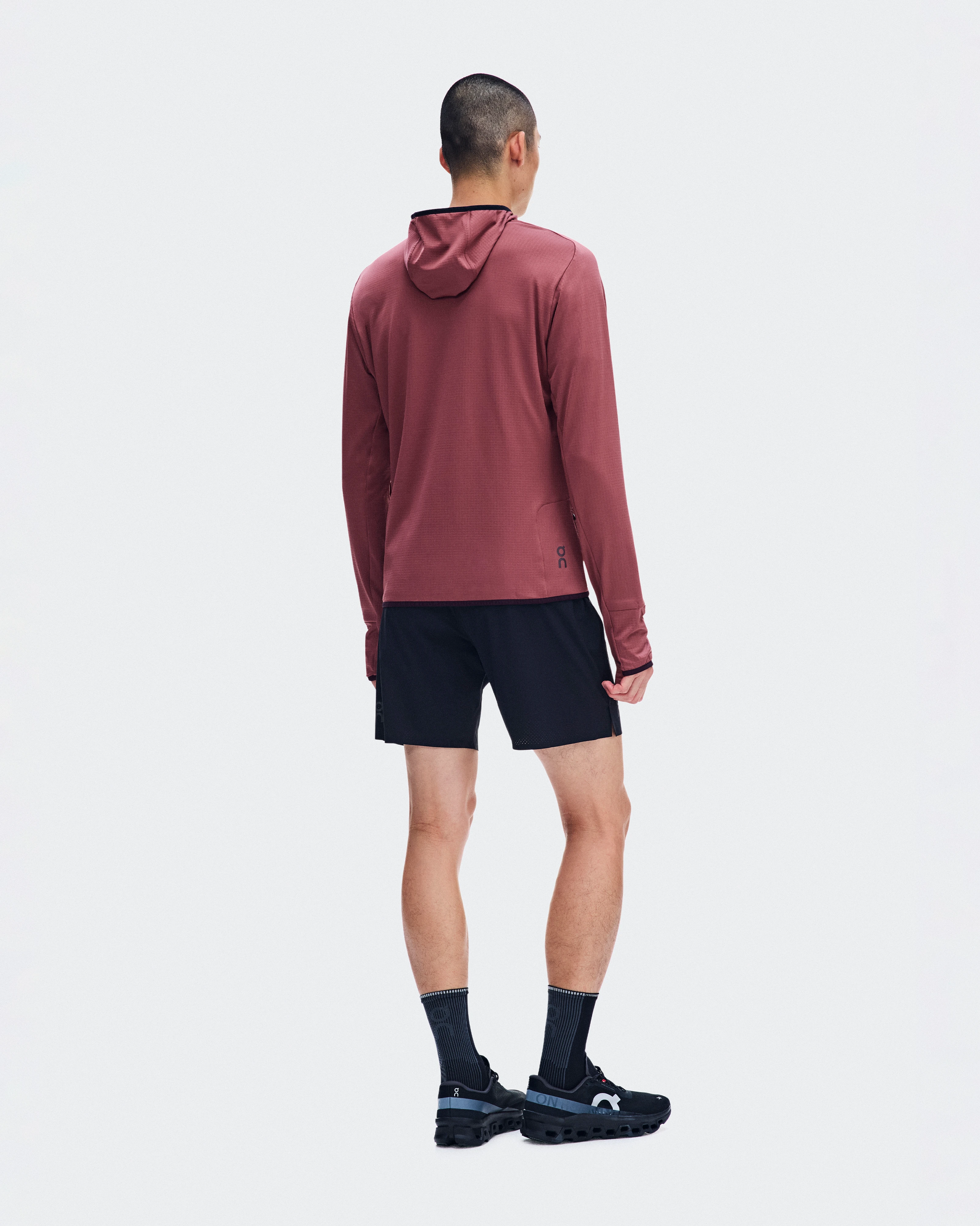 On Climate Zip Hoodie Barberry Men Hoodies and sweatshirts
