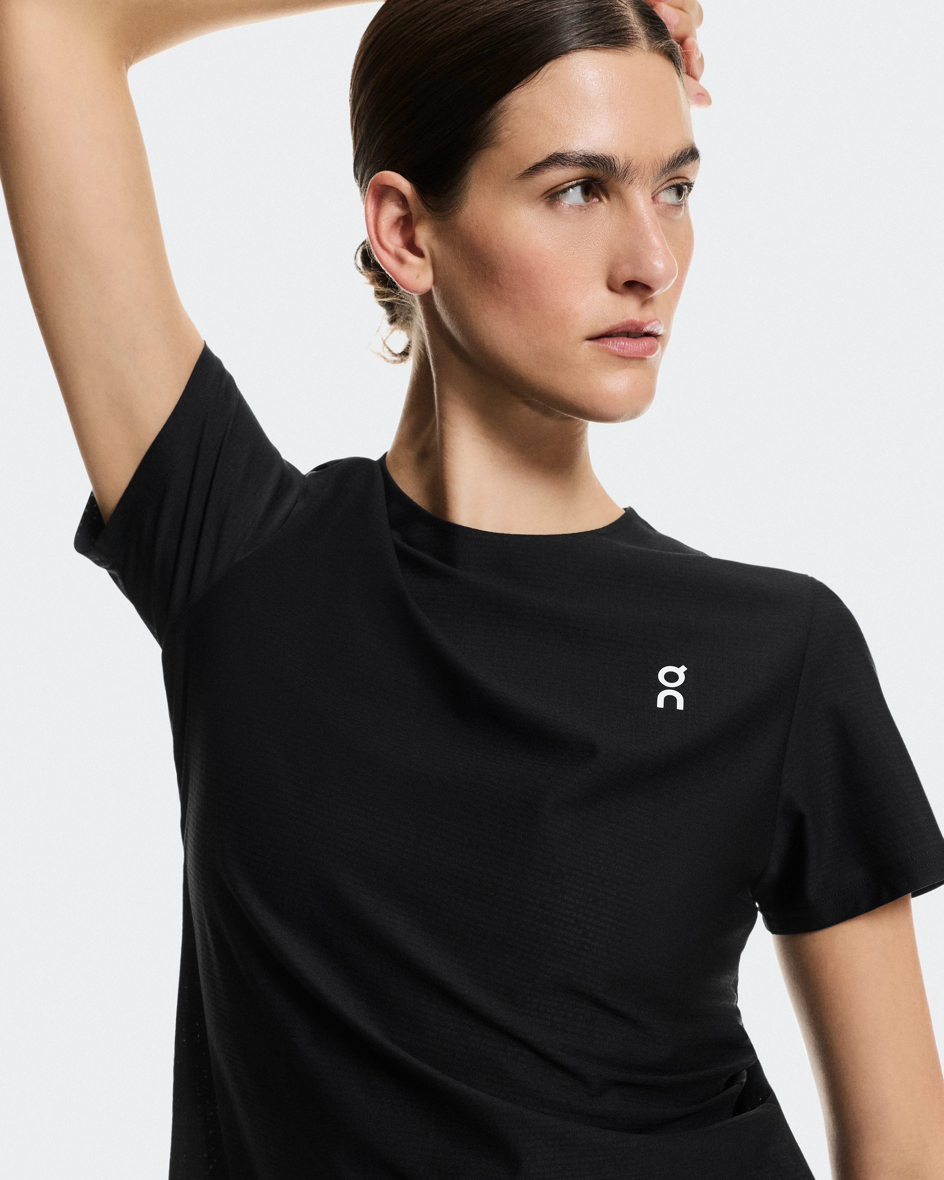 On Court-T Black Femme Hauts et t-shirts
