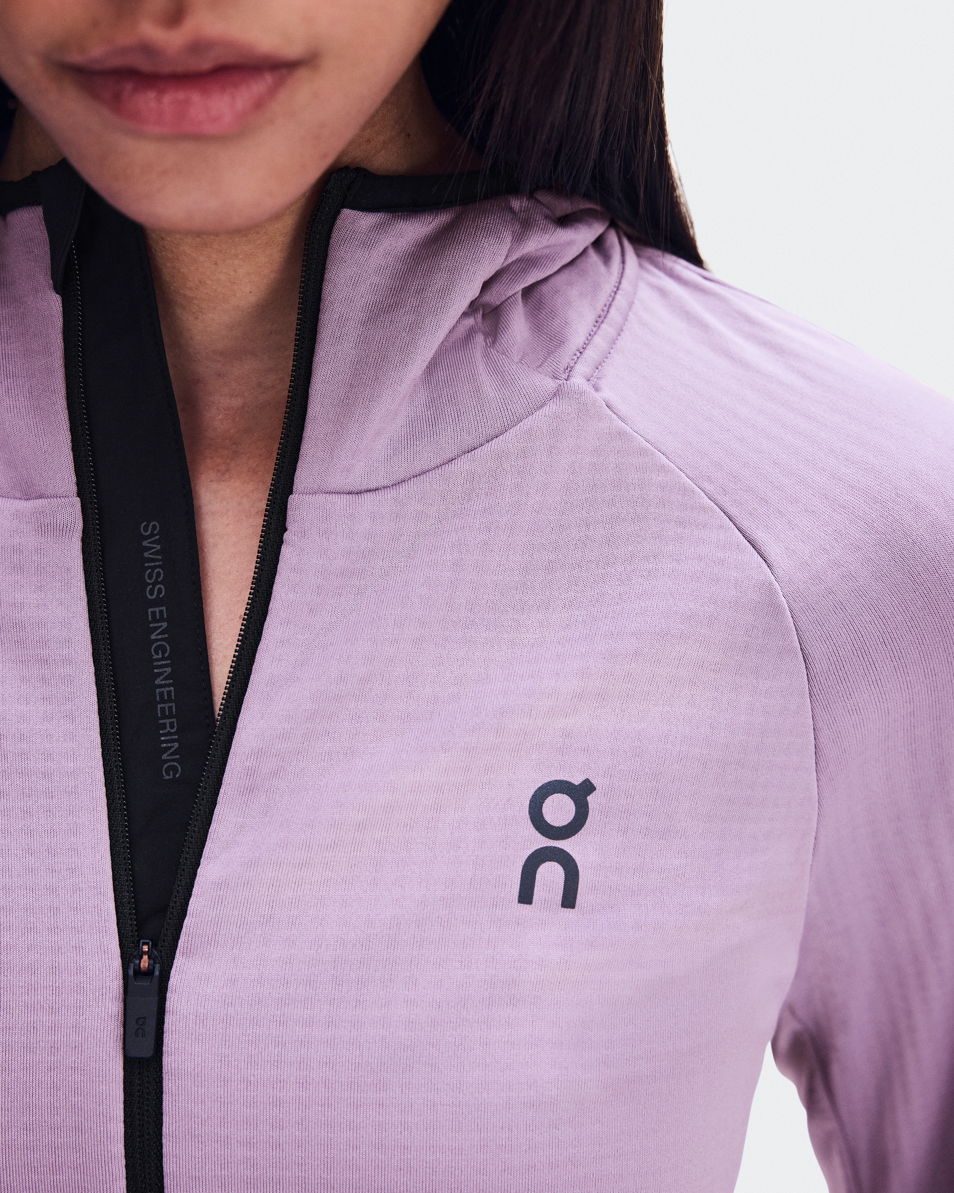 On Climate Zip Hoodie Mallow Women Hoodies and sweatshirts