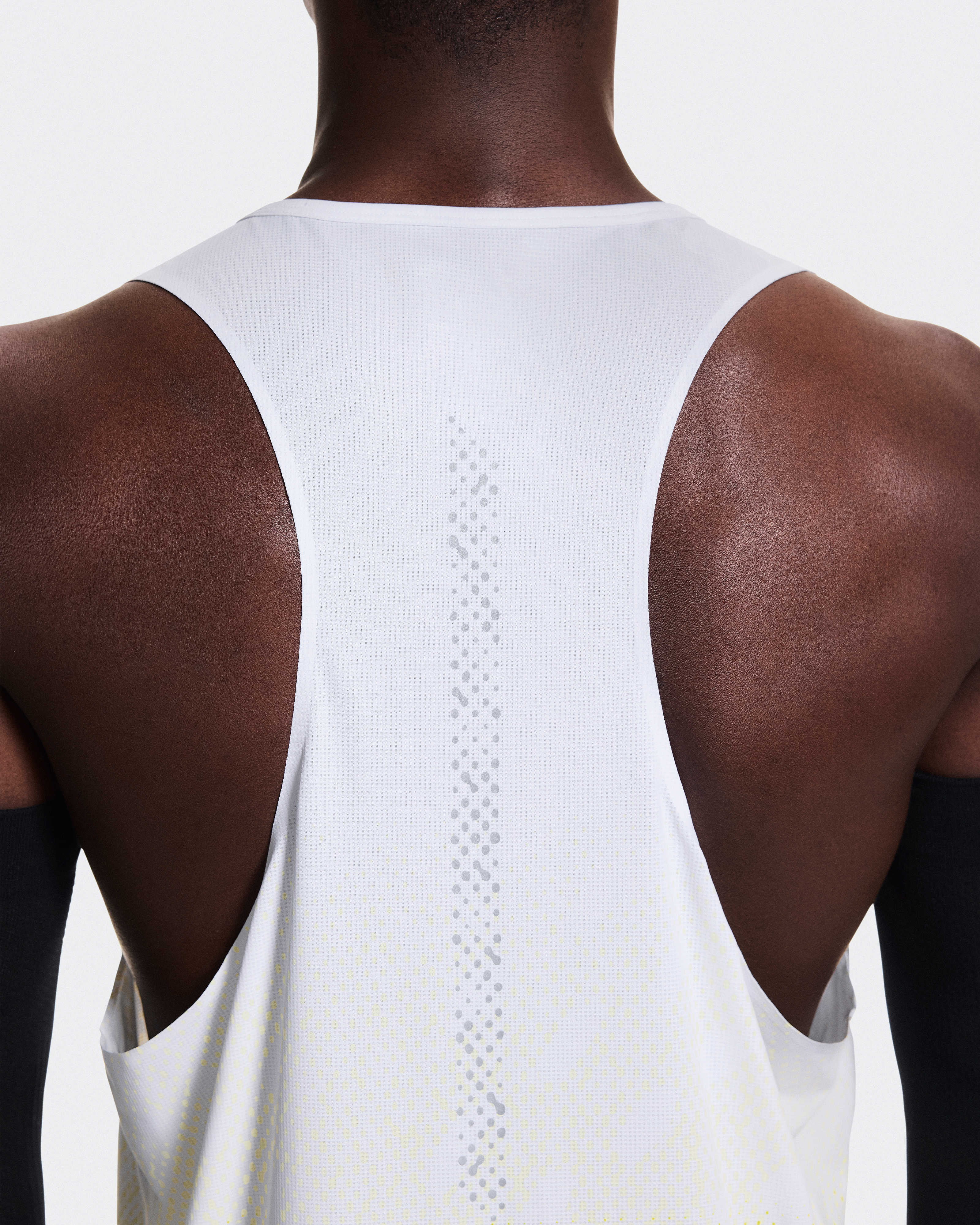 Zero SingletMen / White | Lime / L