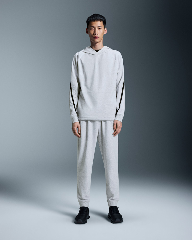 On Men's Studio Hoodie in Crater, Size: Medium, Polyester/Mesh