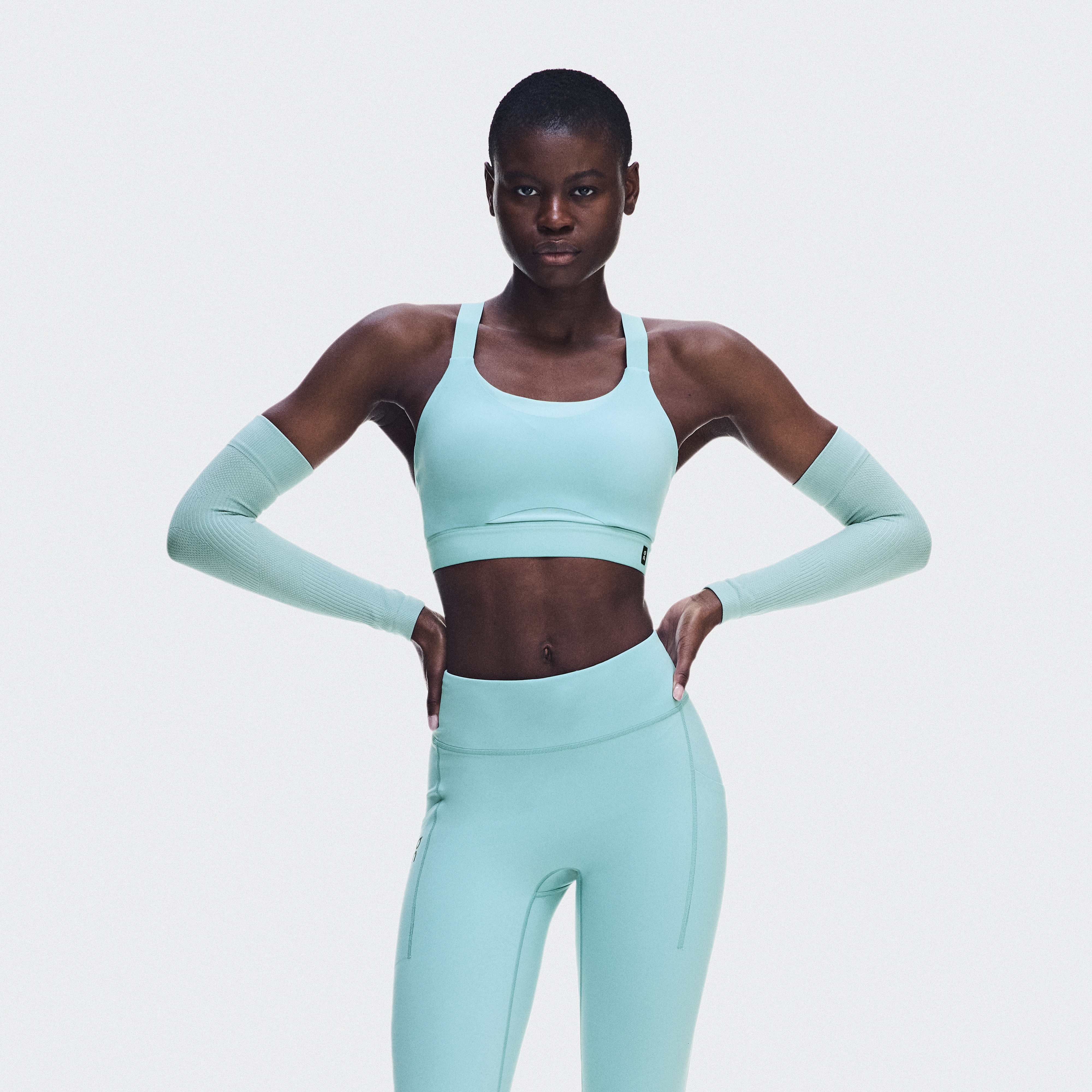 Performance Bra in Aquamarine