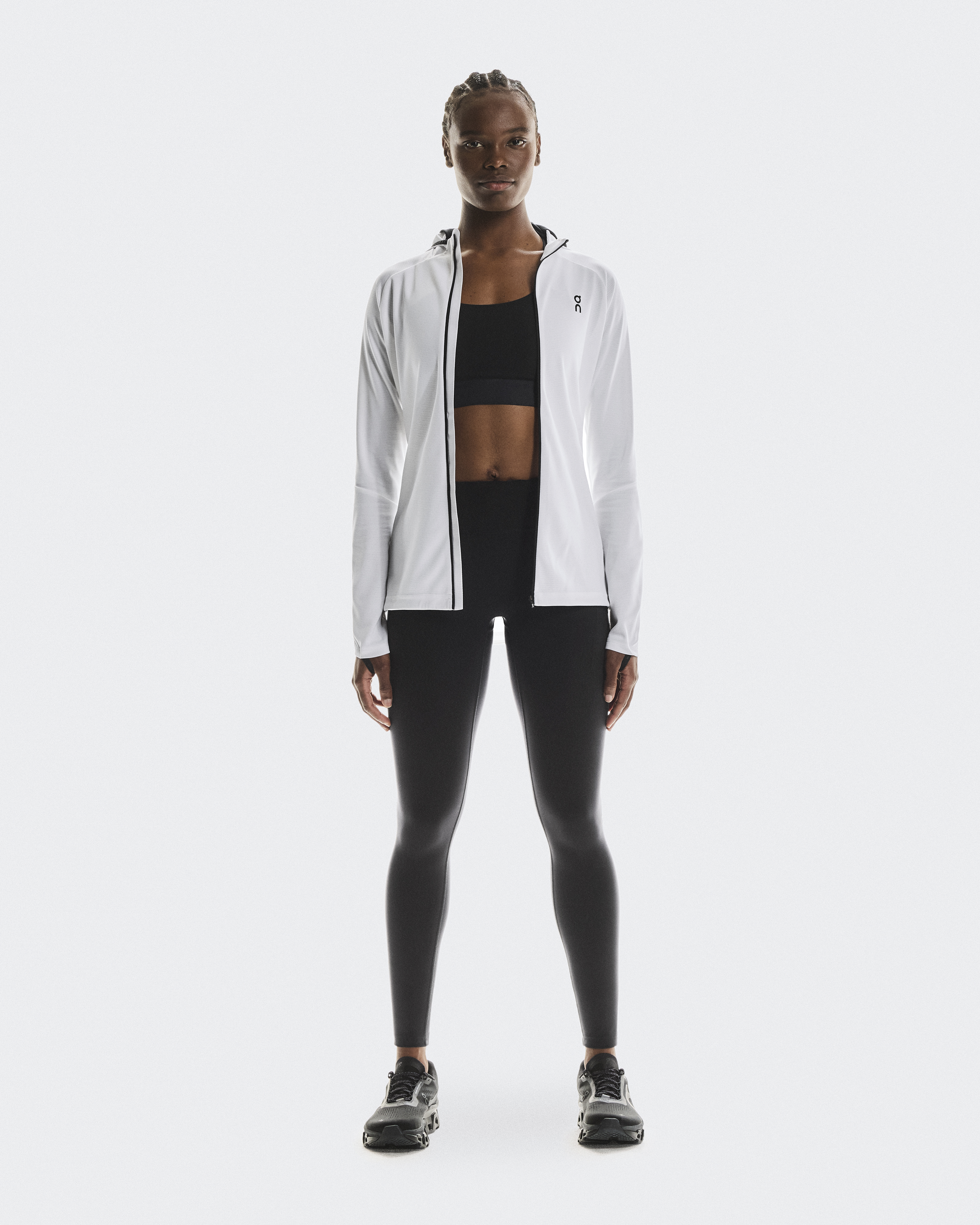 On Women's Performance Tights in Black, Size: XL, Polyamide/Mesh