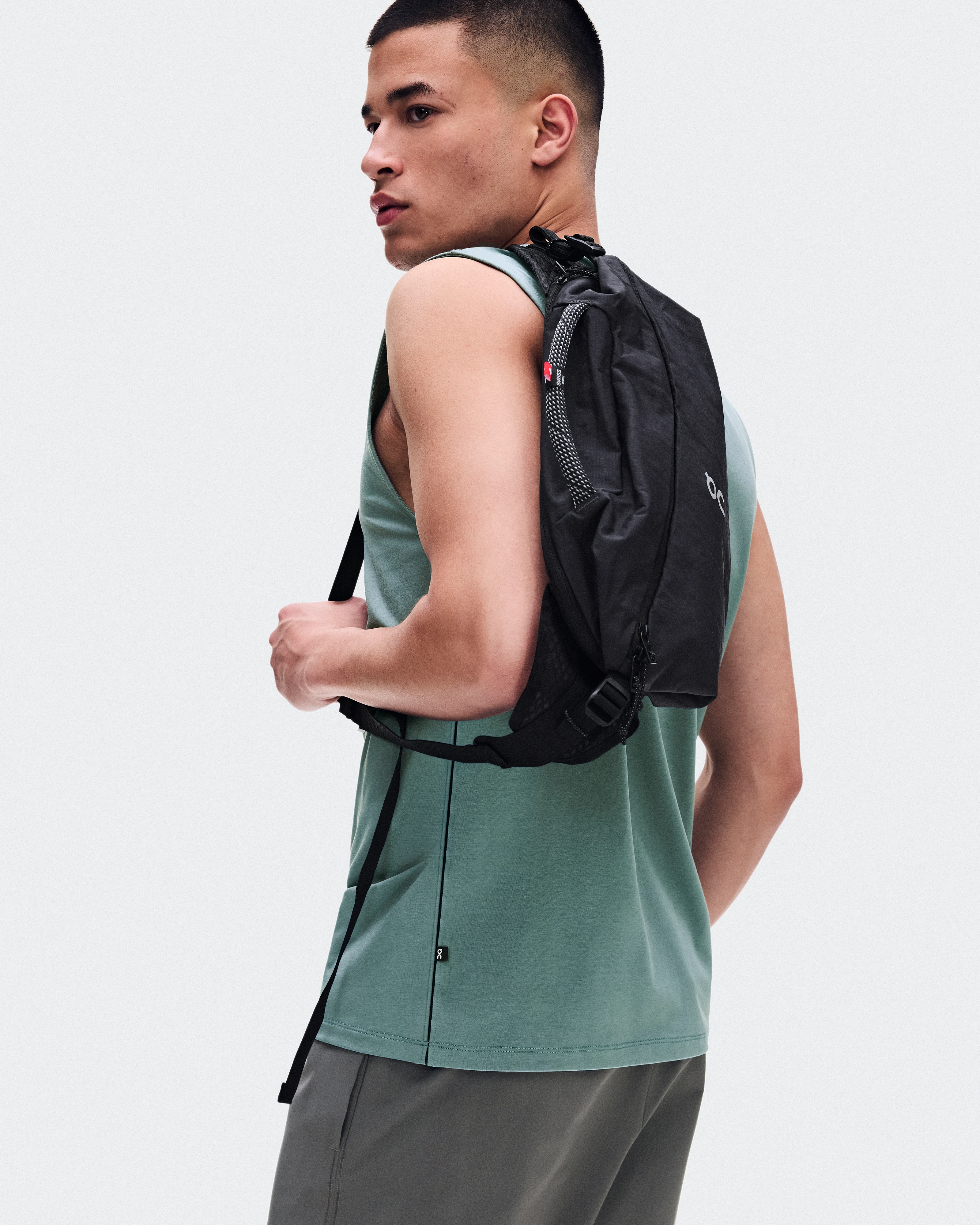 On Focus Tank Agave Men Tops and t-shirts