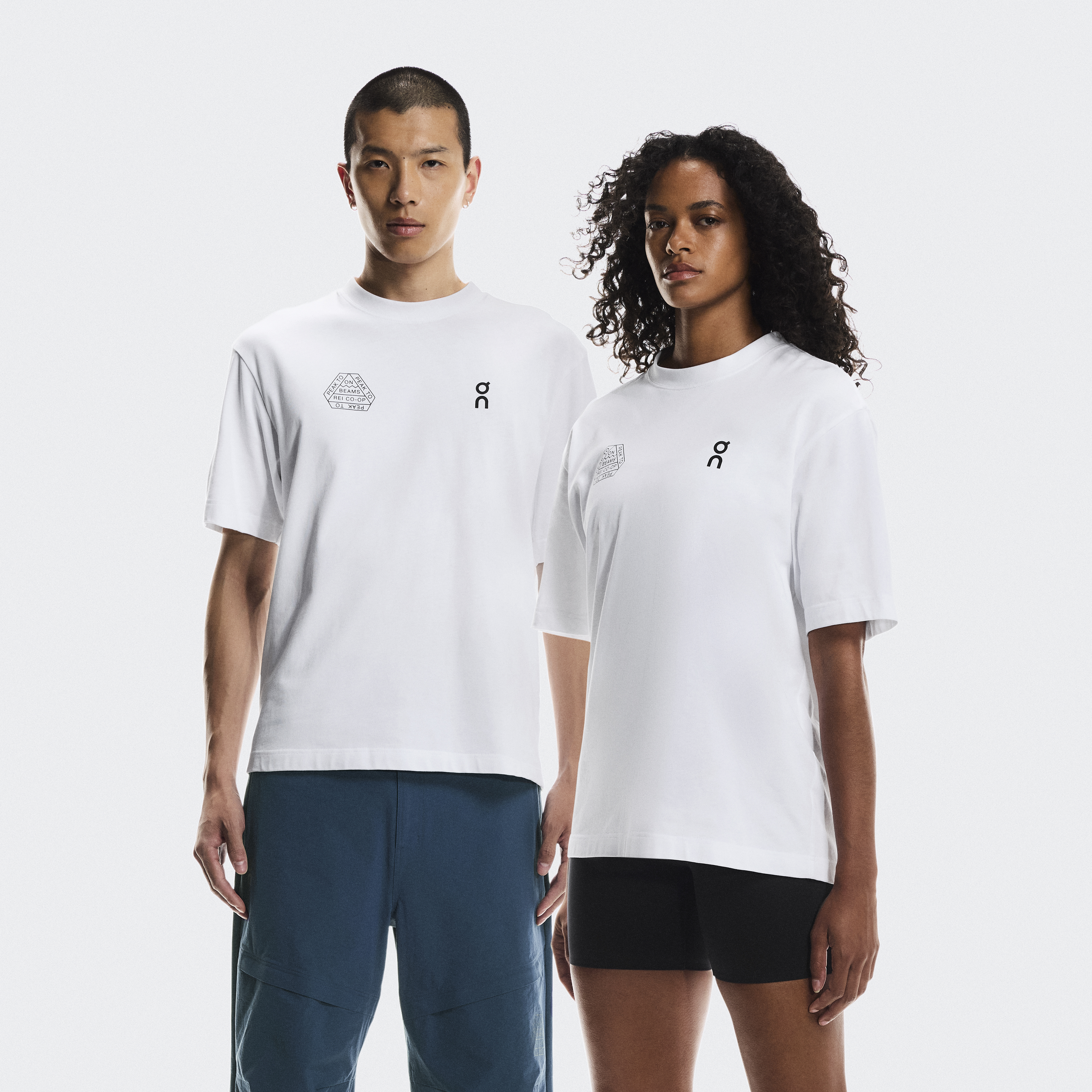 Studio-T BEAMS REI Short-Sleeve Shirt in White