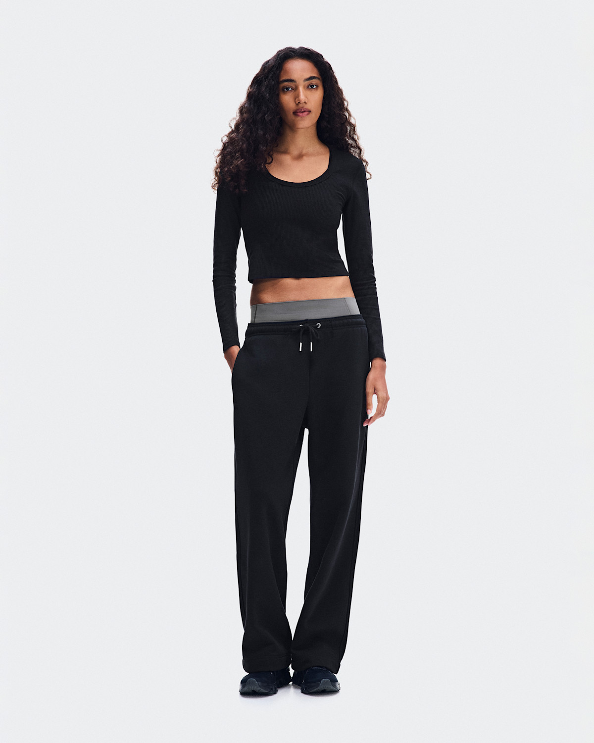 Women's All-Day Ribbed Long-T