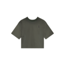 Cropped Run-T LN1 Shirt in Mire