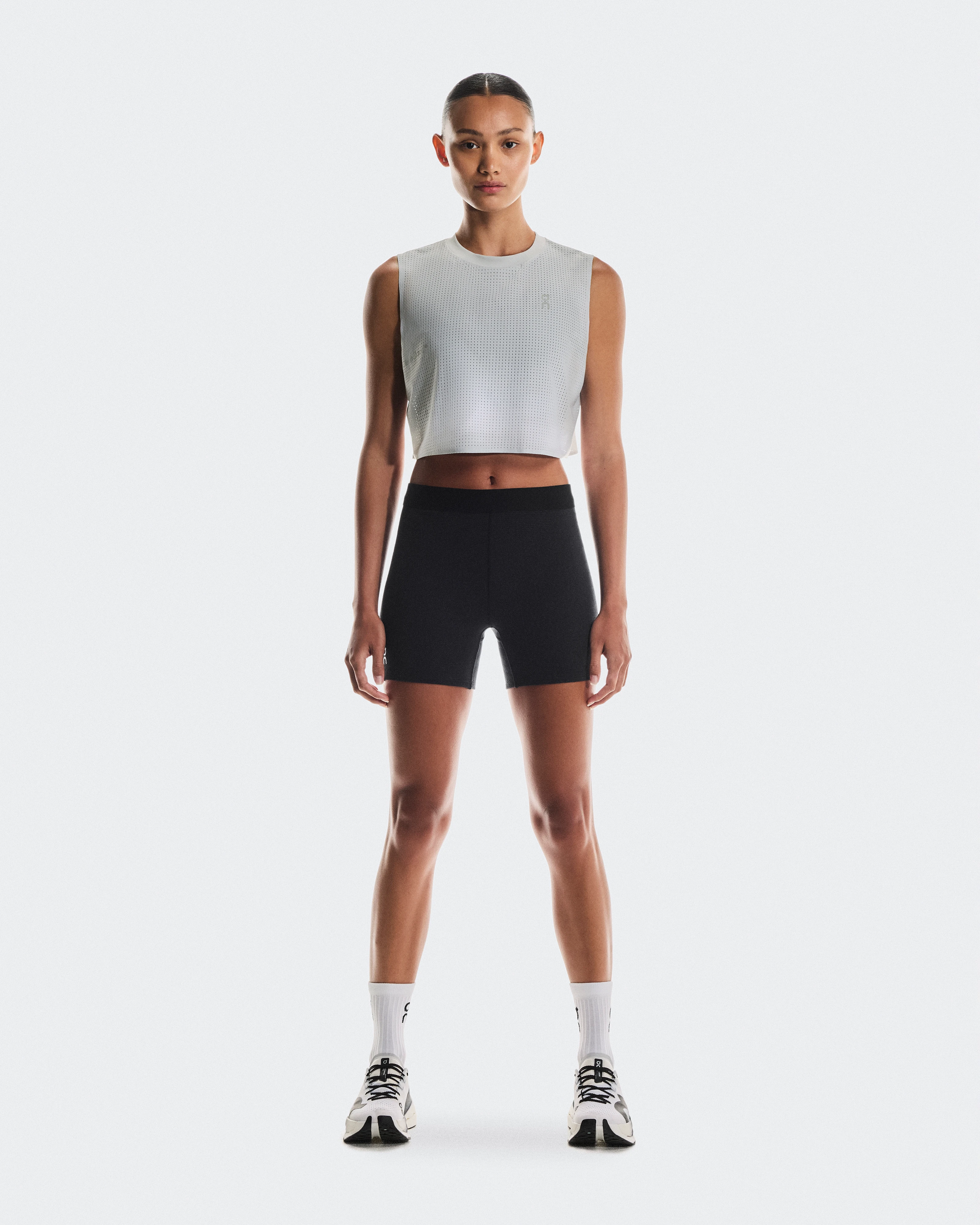 On Pace Tank Glacier & White Women Tops and t-shirts