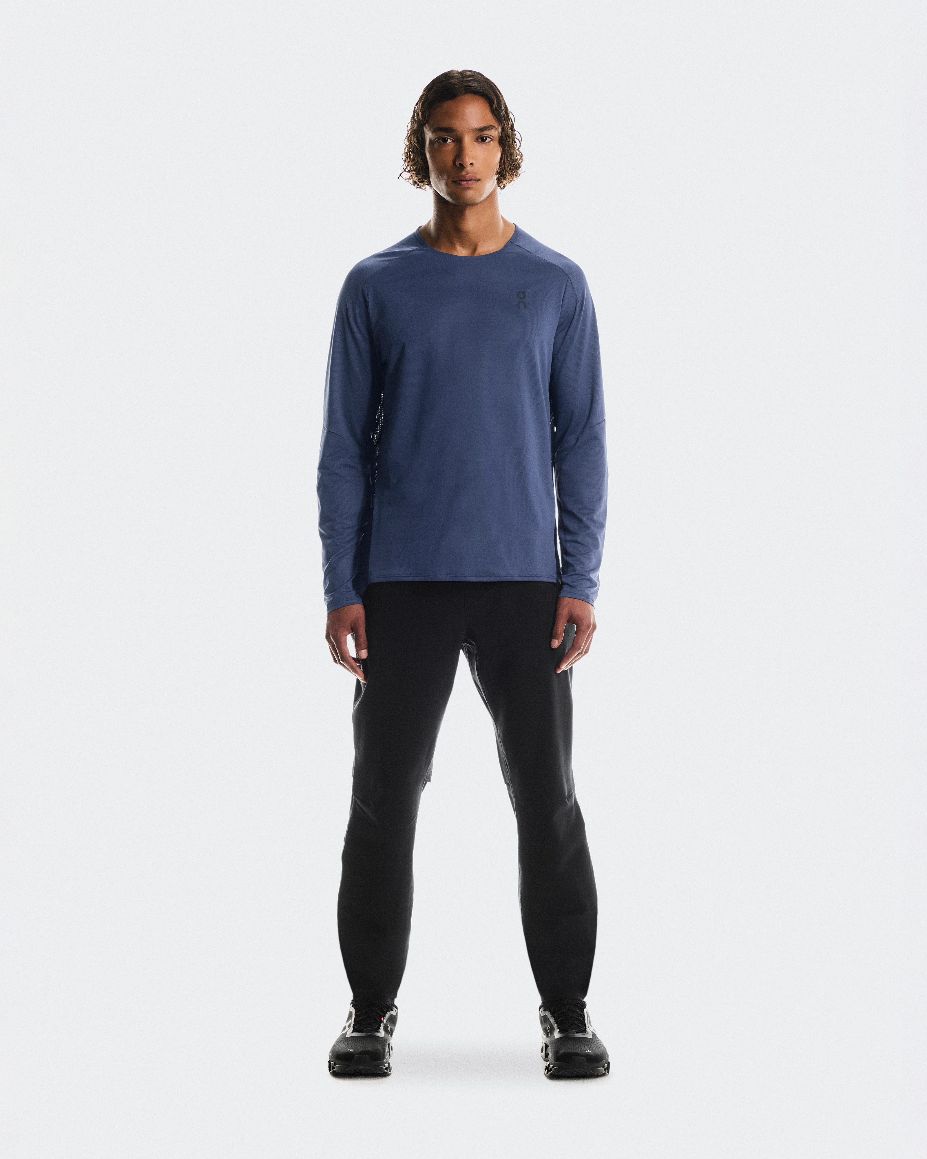 On Performance Long-T Acai & Black Men Tops and t-shirts