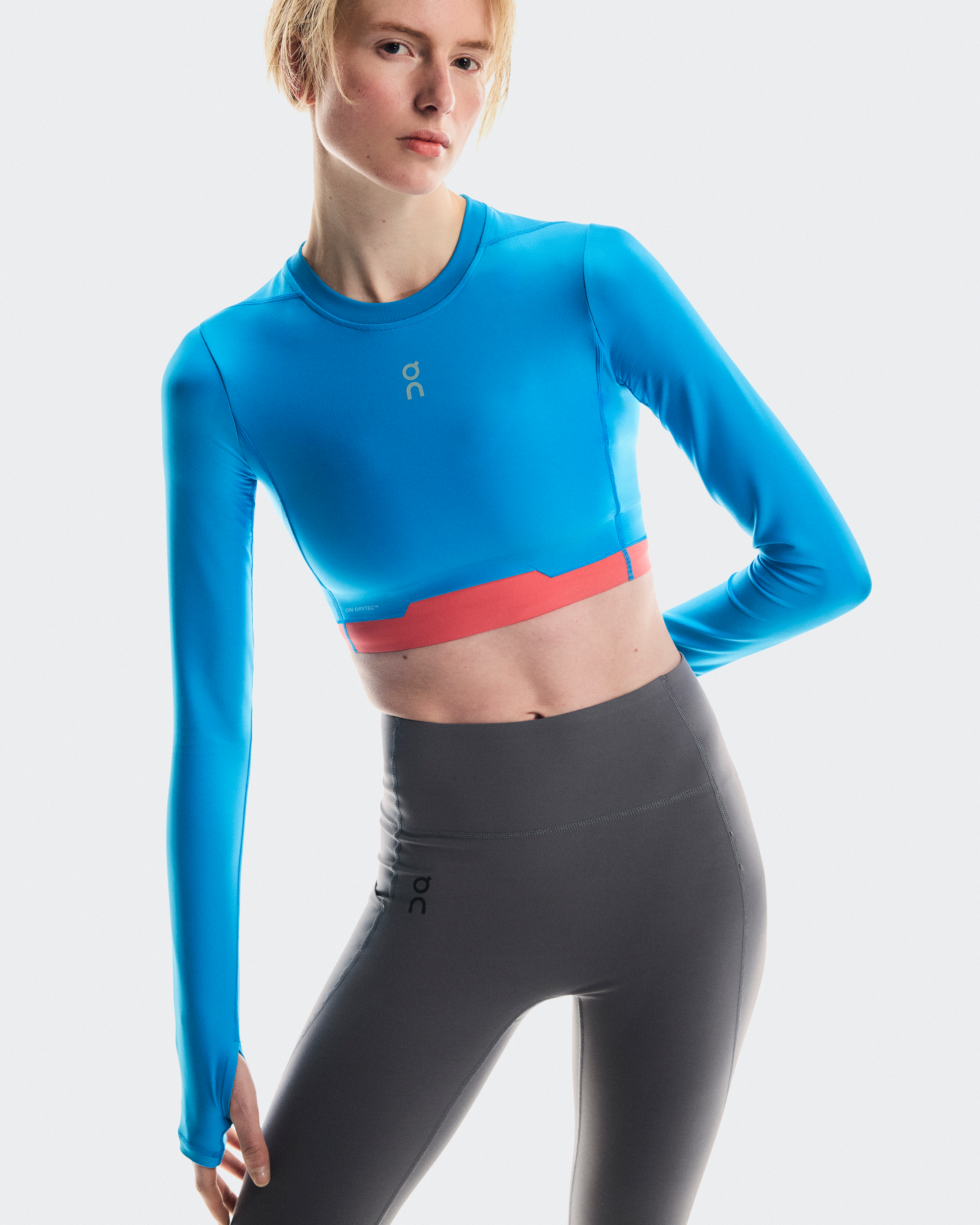 Train Long Sleeve CropWomen / Malibu / L