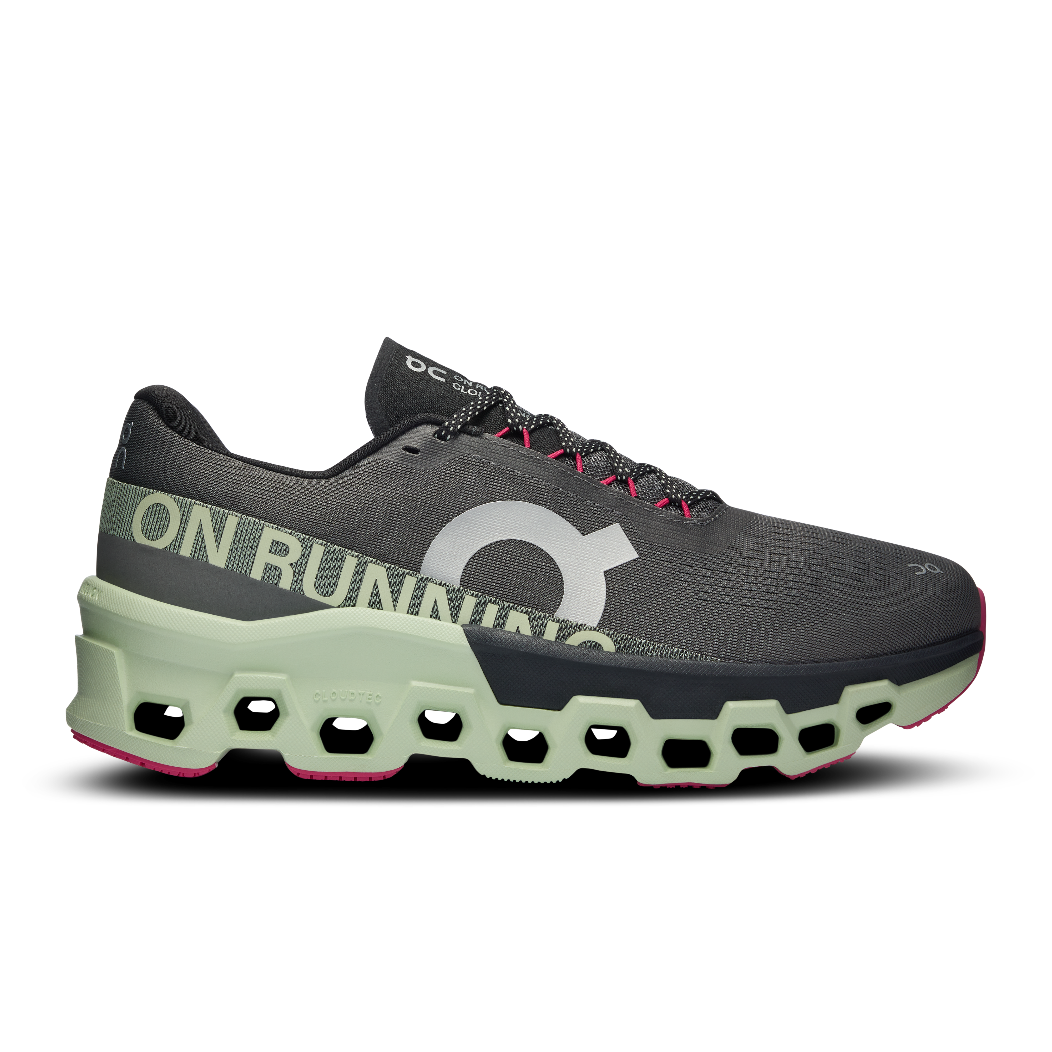 Cloudmonster 2 Road Running Shoe in Asphalt/Lima