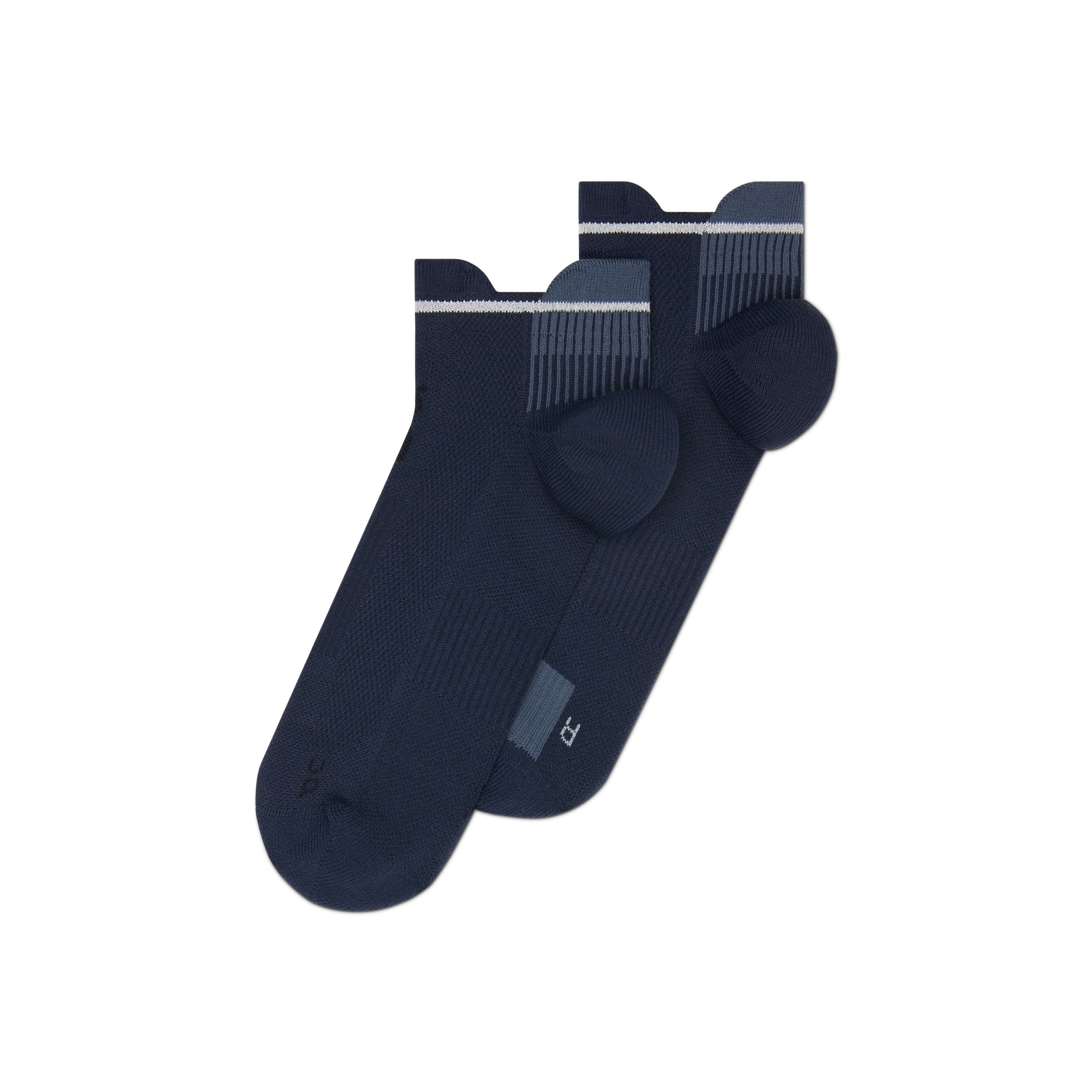 Performance Run Sock Low in Navy/Navy