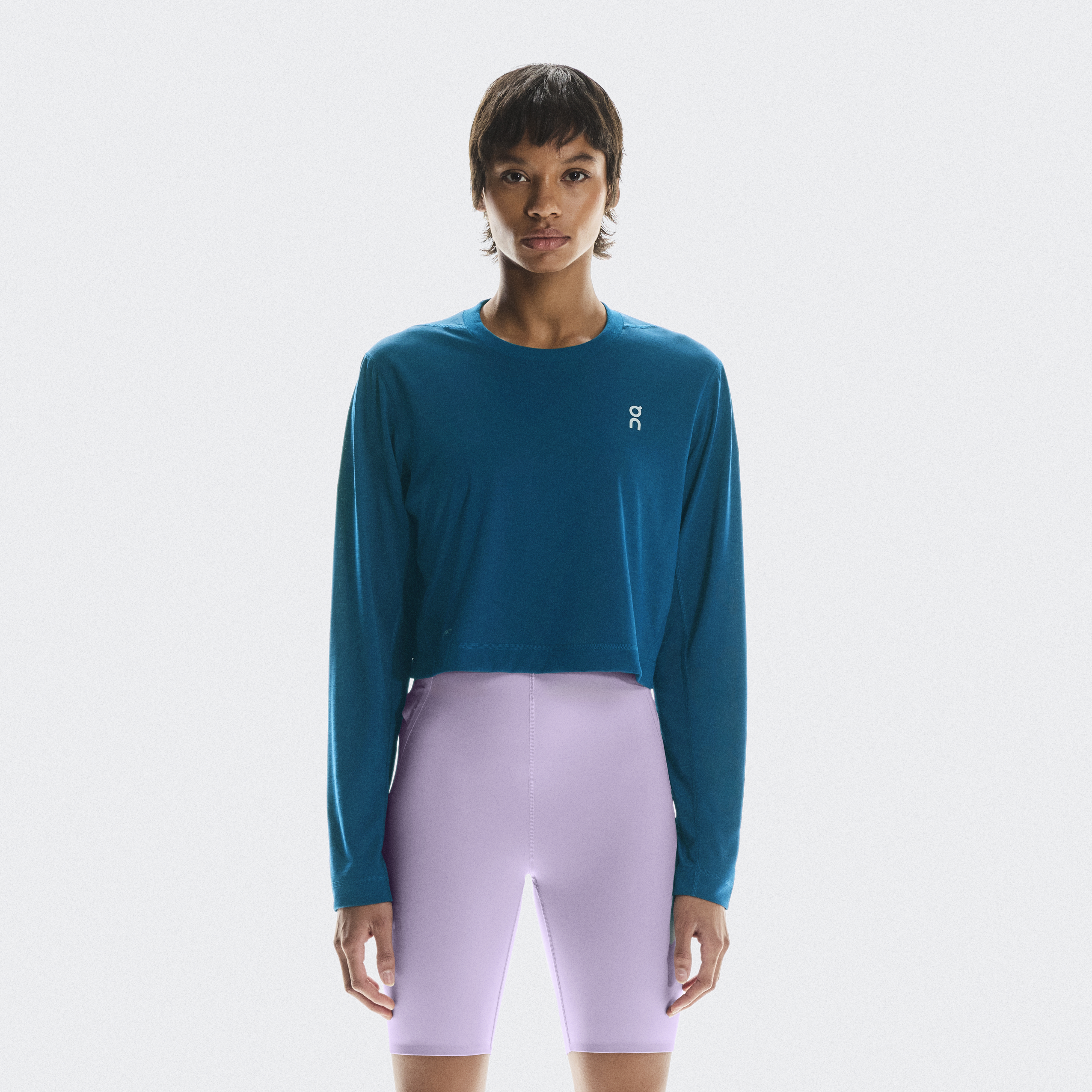 On Studio Knit Long-T Crop S ダークグレー Women's Studio Knit Long-T Crop | Black | On United States