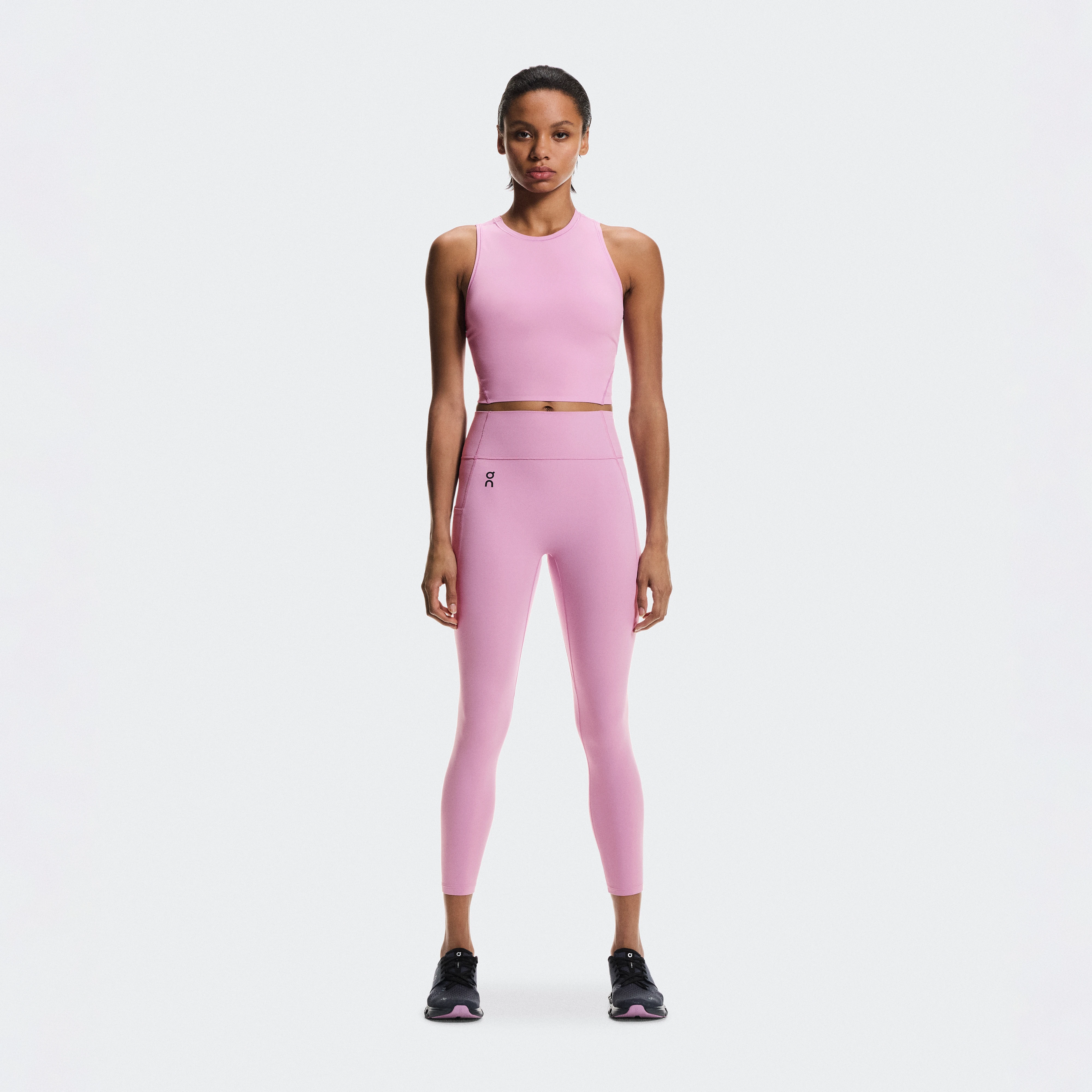 On Studio Tights 7/8 Rosa Damen Damen – Lockere Workouts Tights & Leggings