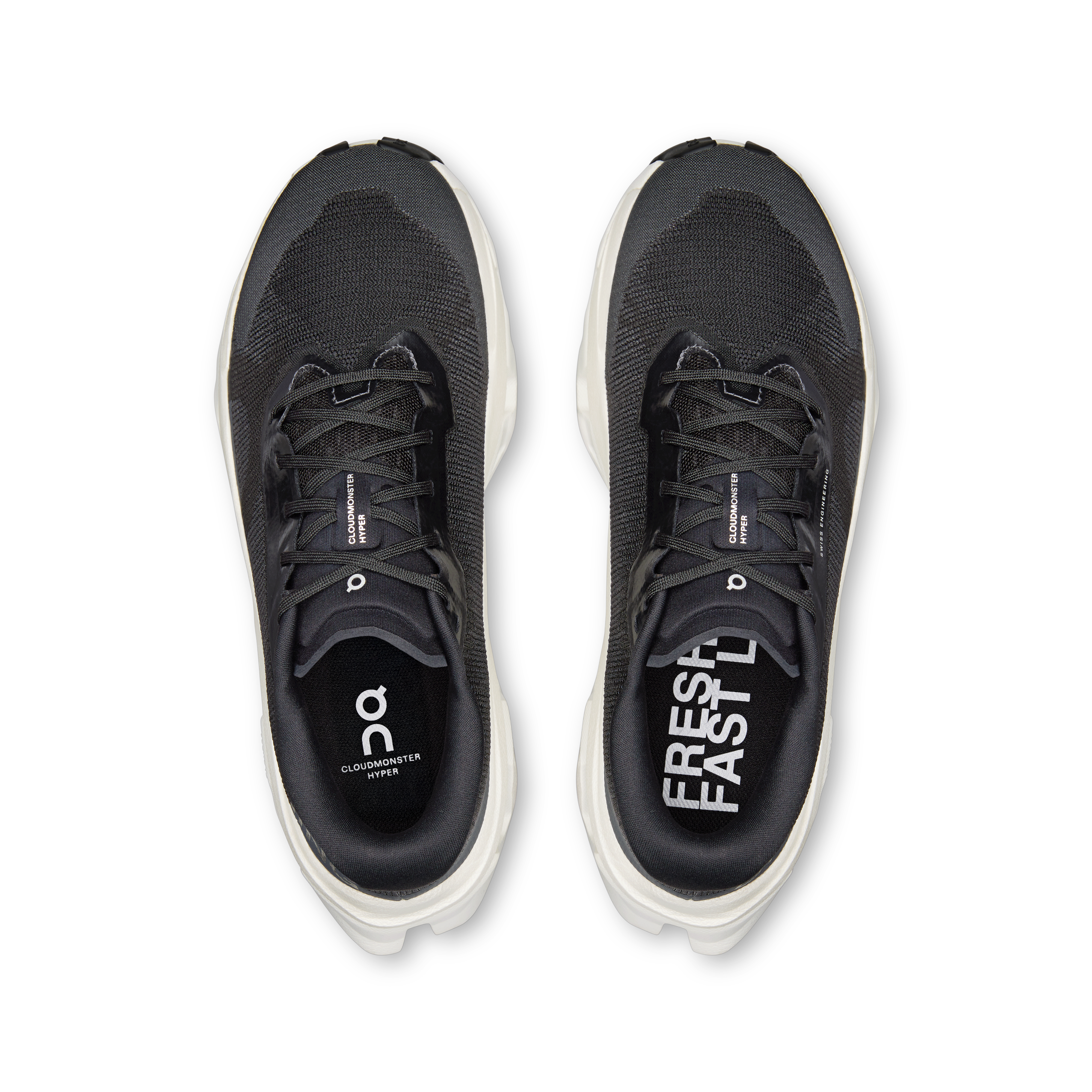 On Cloudmonster 3 Hyper Black & Ivory Women Road running Shoes