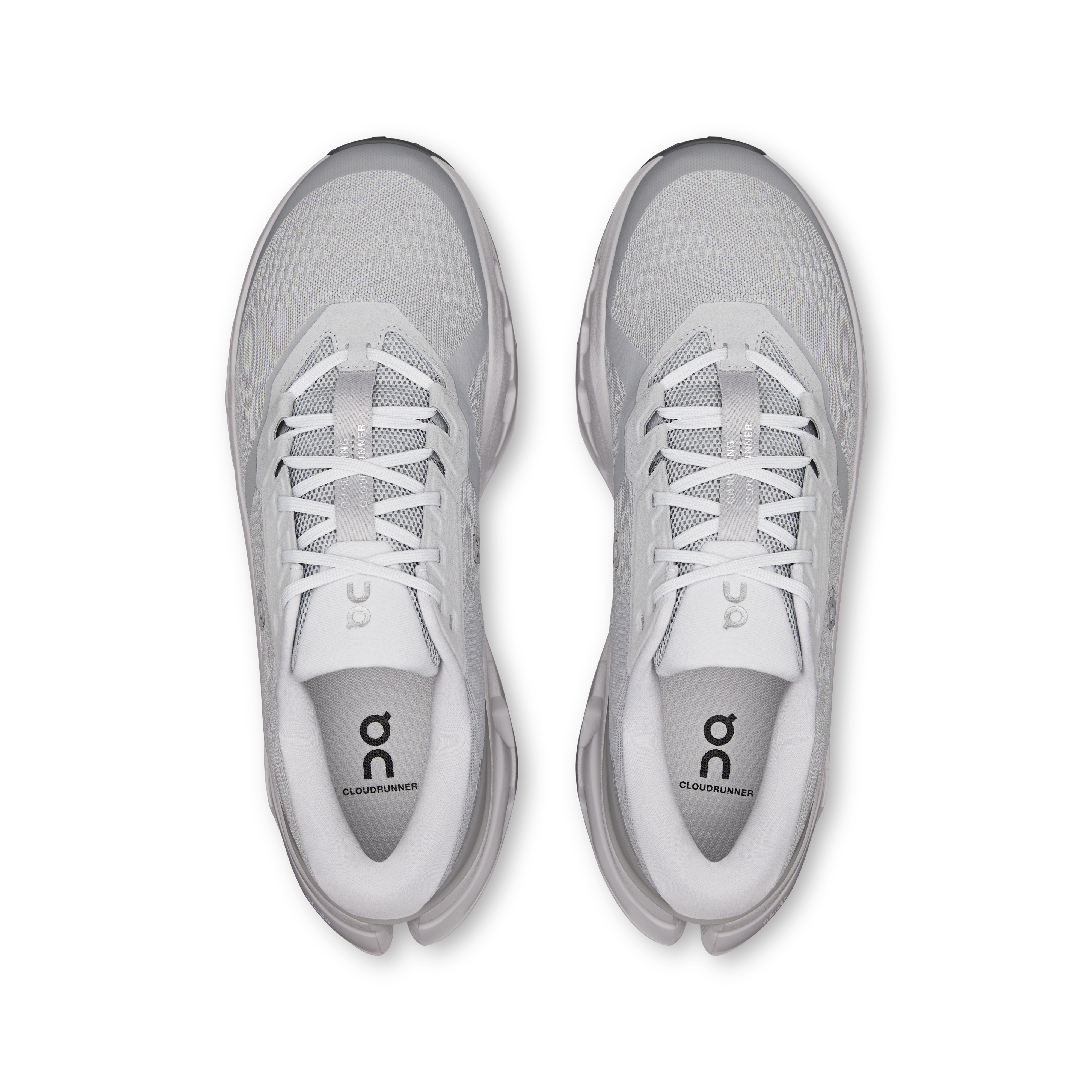 On Cloudrunner 3 Glacier & Alloy Herren Strassenlauf Schuhe