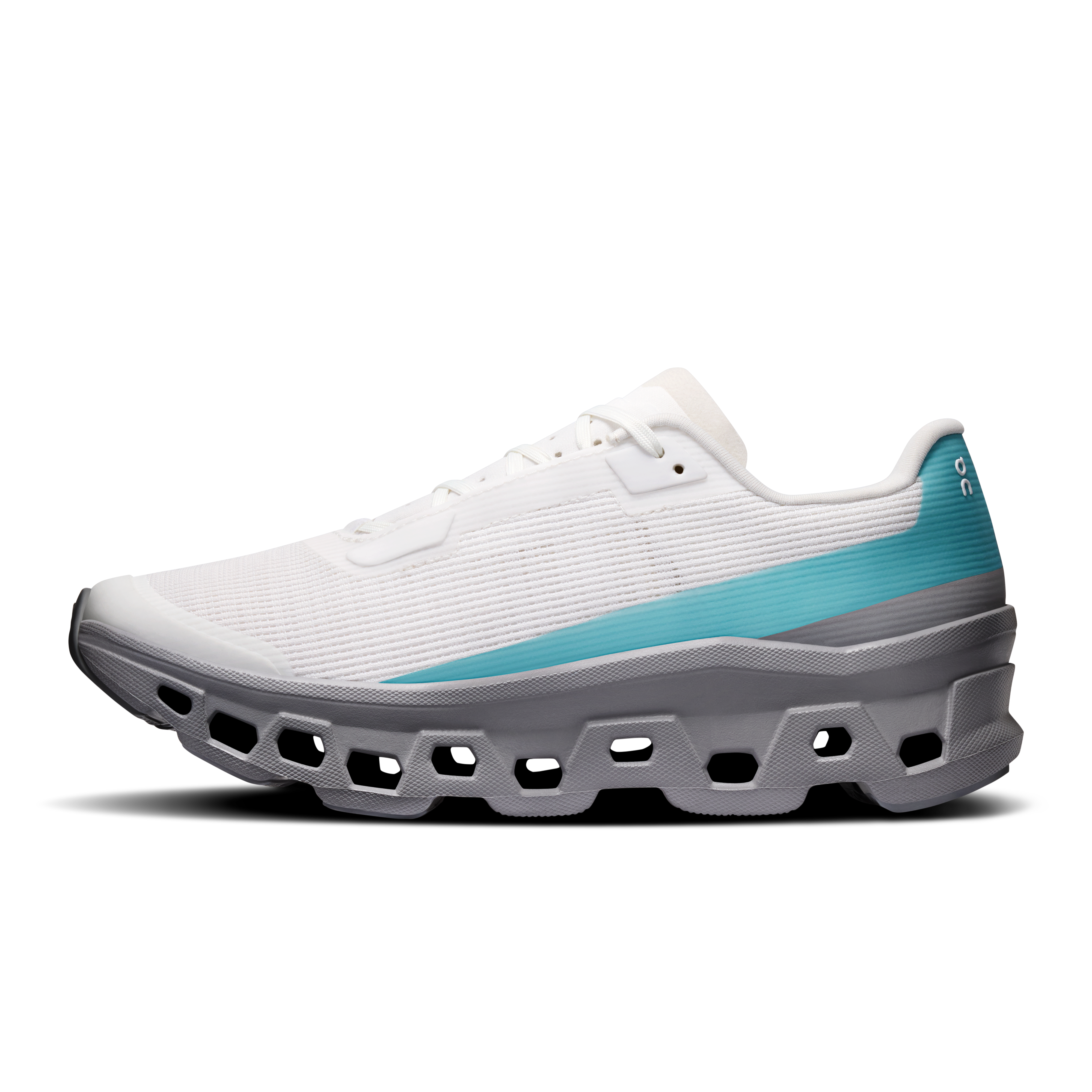 On Cloudmonster Void White & Aquamarine Women Active life Shoes