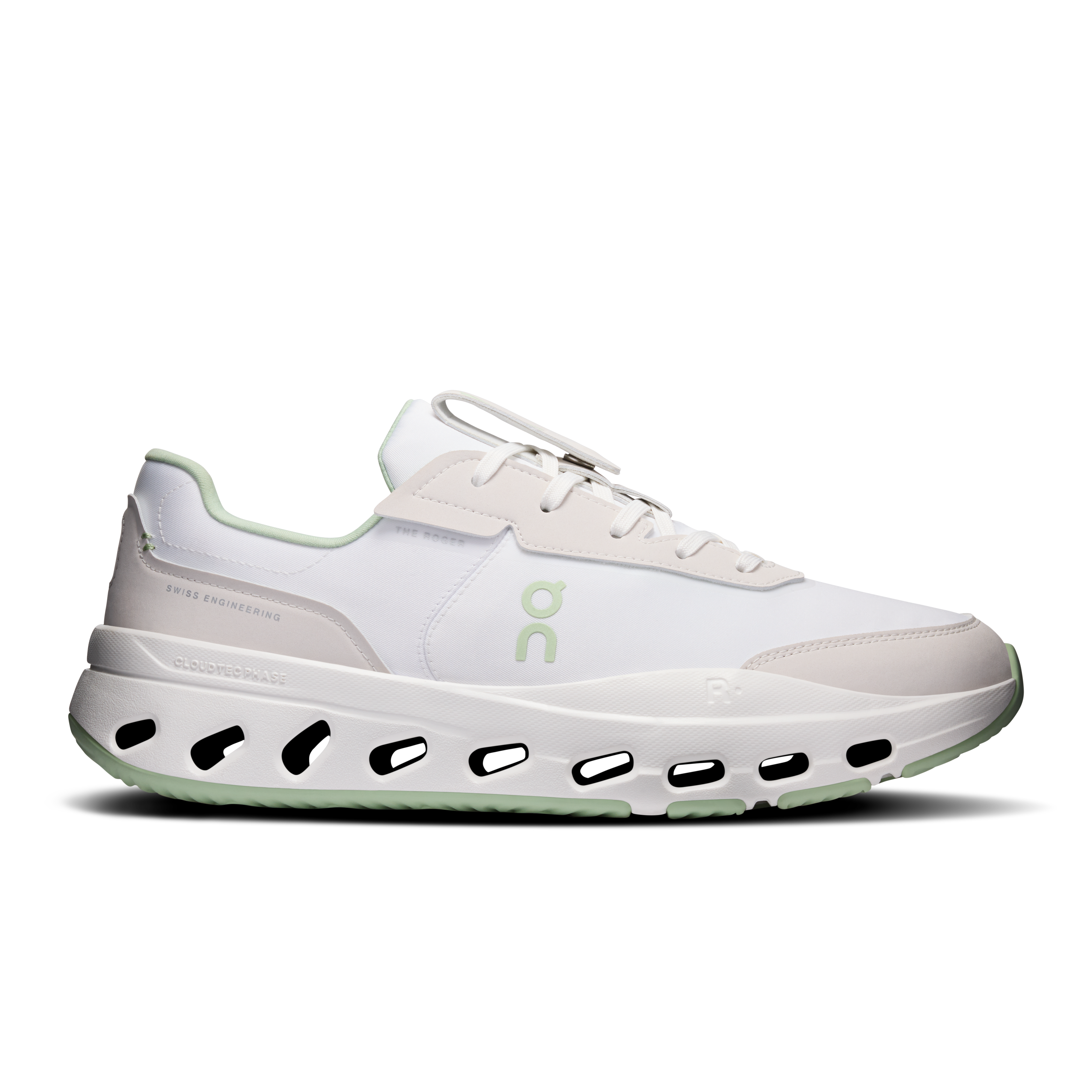 THE ROGER Wildcard Lifestyle Shoe in White/Sage
