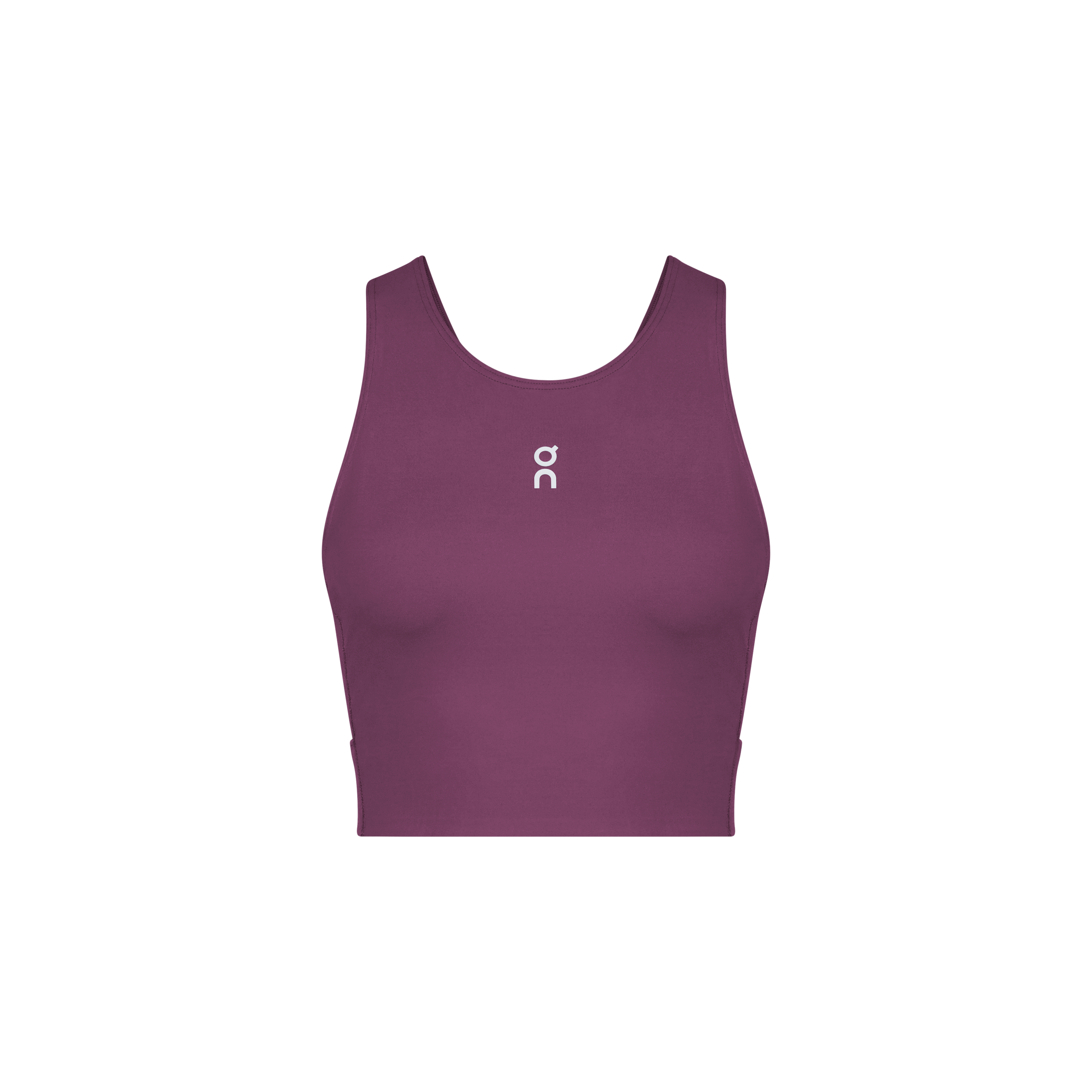 Court Crop Top Shirt in Cassis