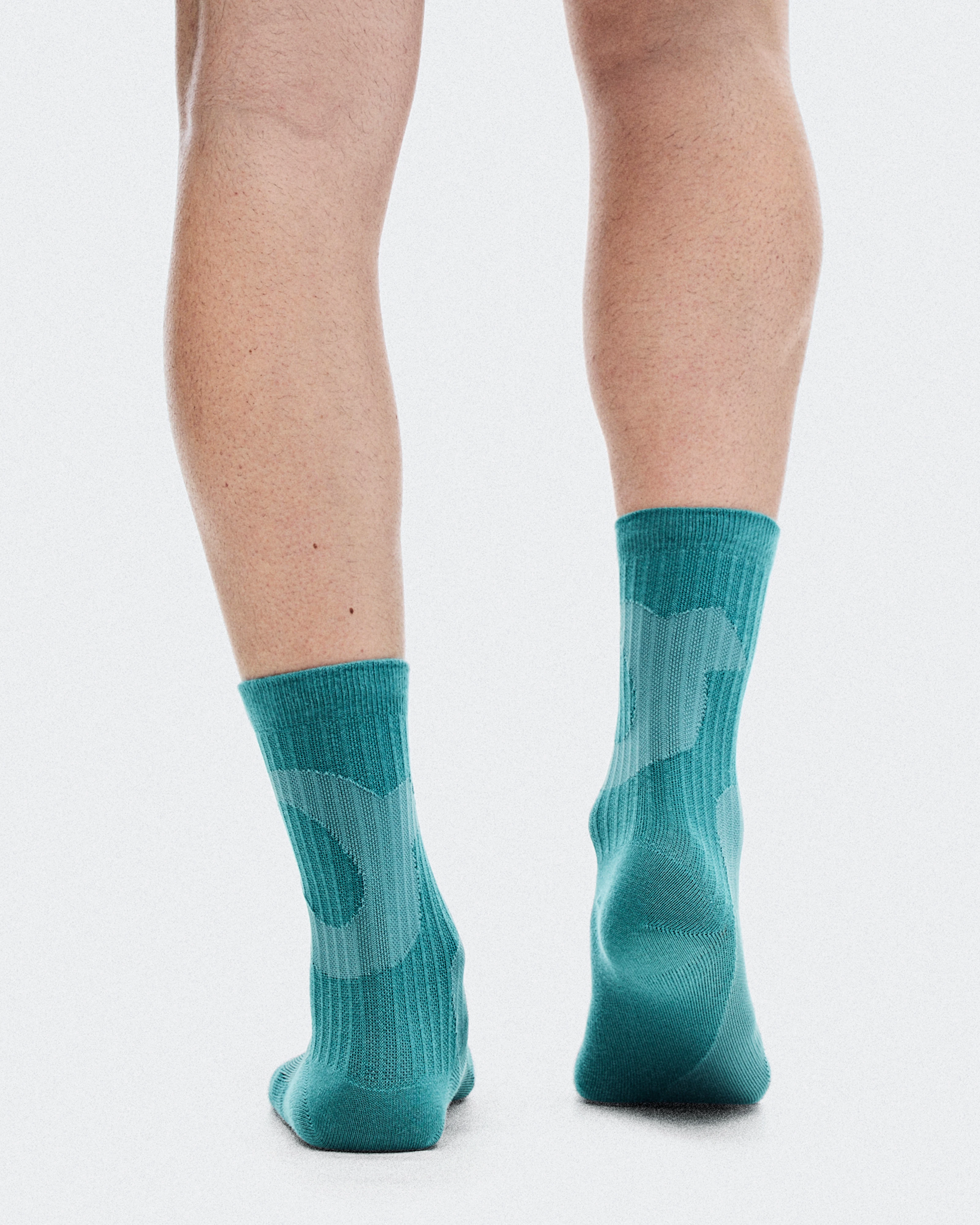 On Liquid Logo Sock High 2P Camellia & Storm Unisexe Chaussettes