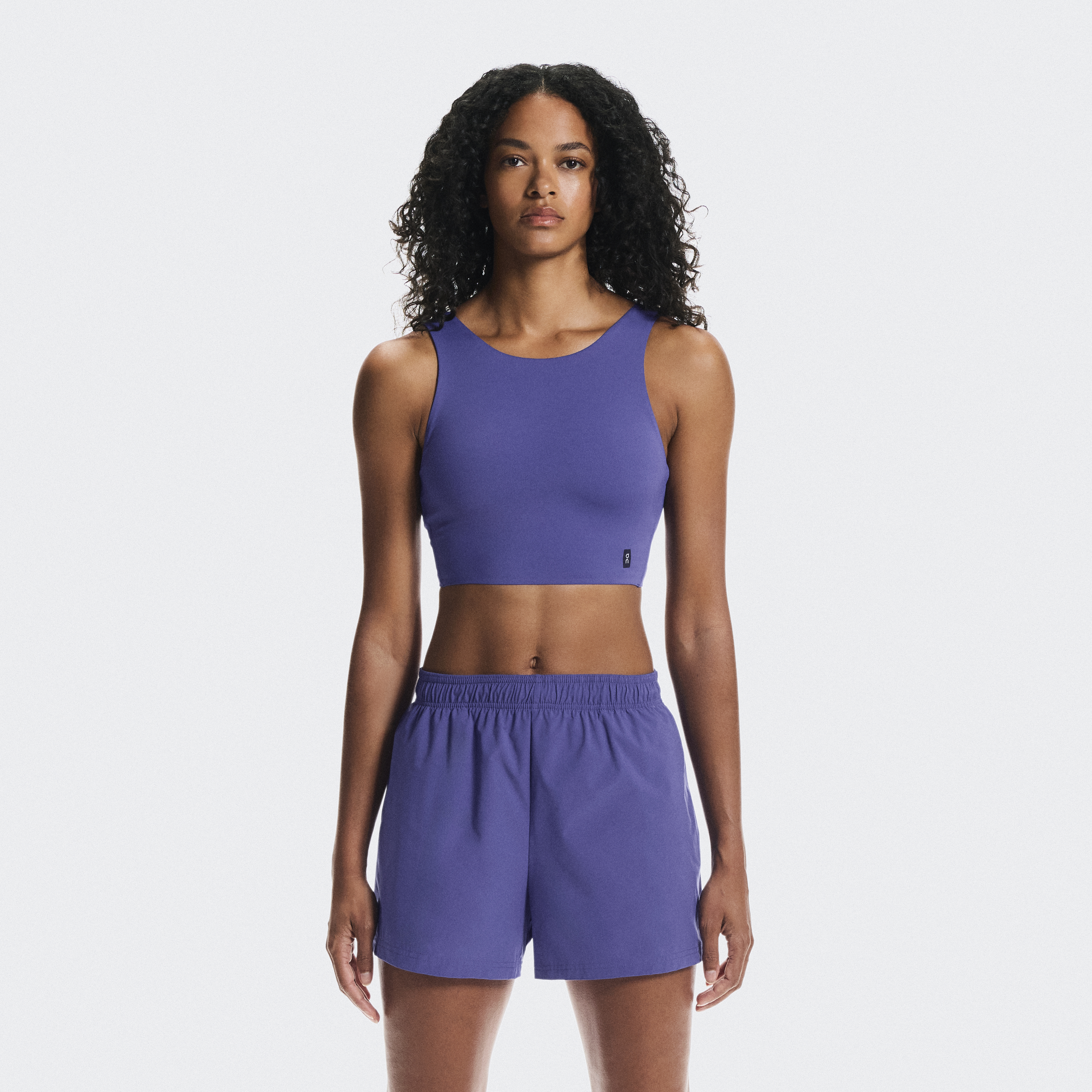 Core 2-in-1 Crop Shirt in Twilight