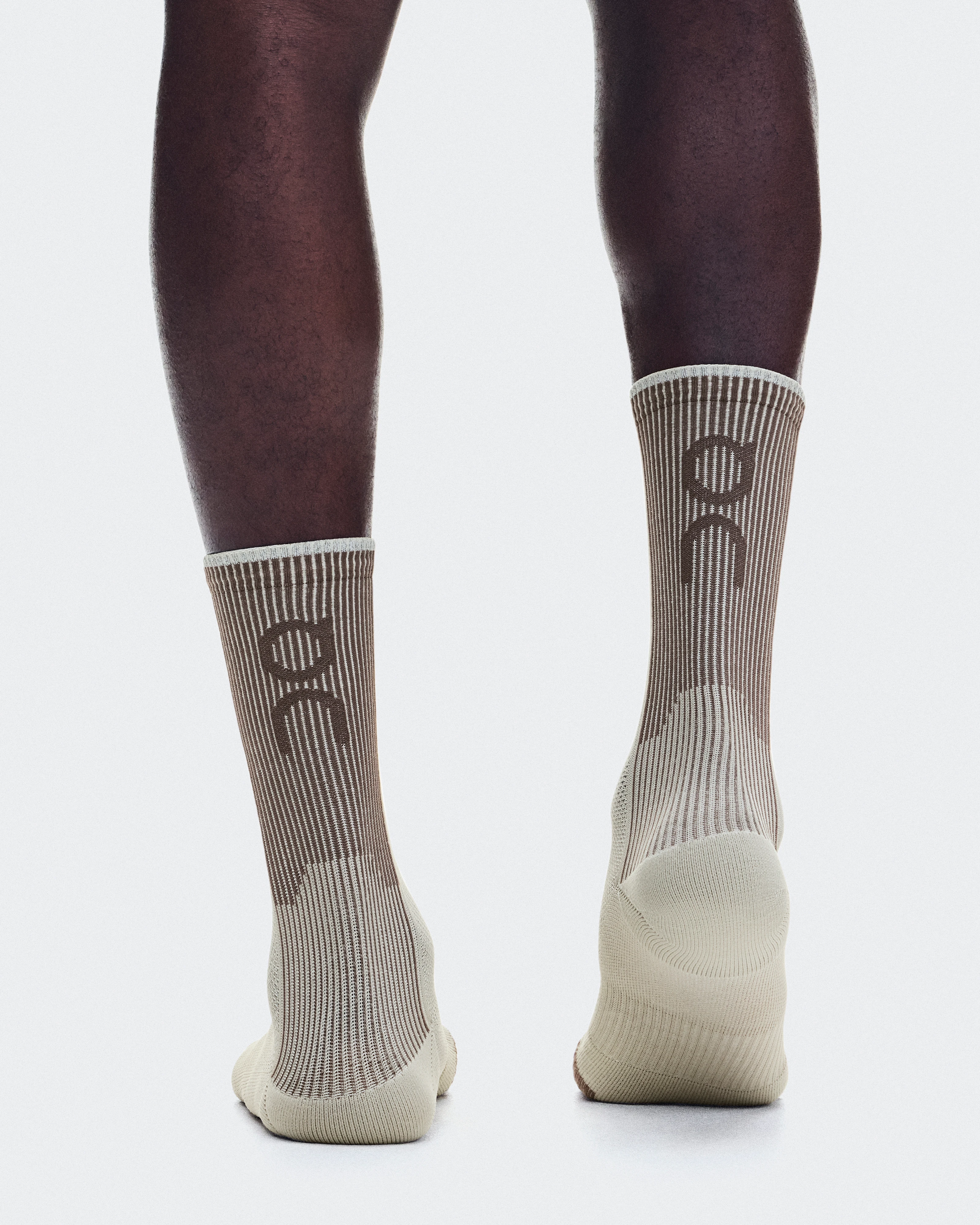 On Performance Run Sock High Brume & Clove Unisex Socks