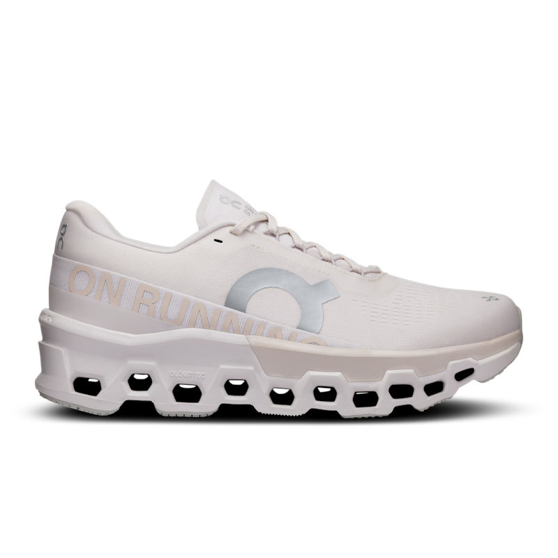 On Men's Cloudmonster 2 Road Running Shoe in Sand/Frost, Size: 9, Recycled Polyester