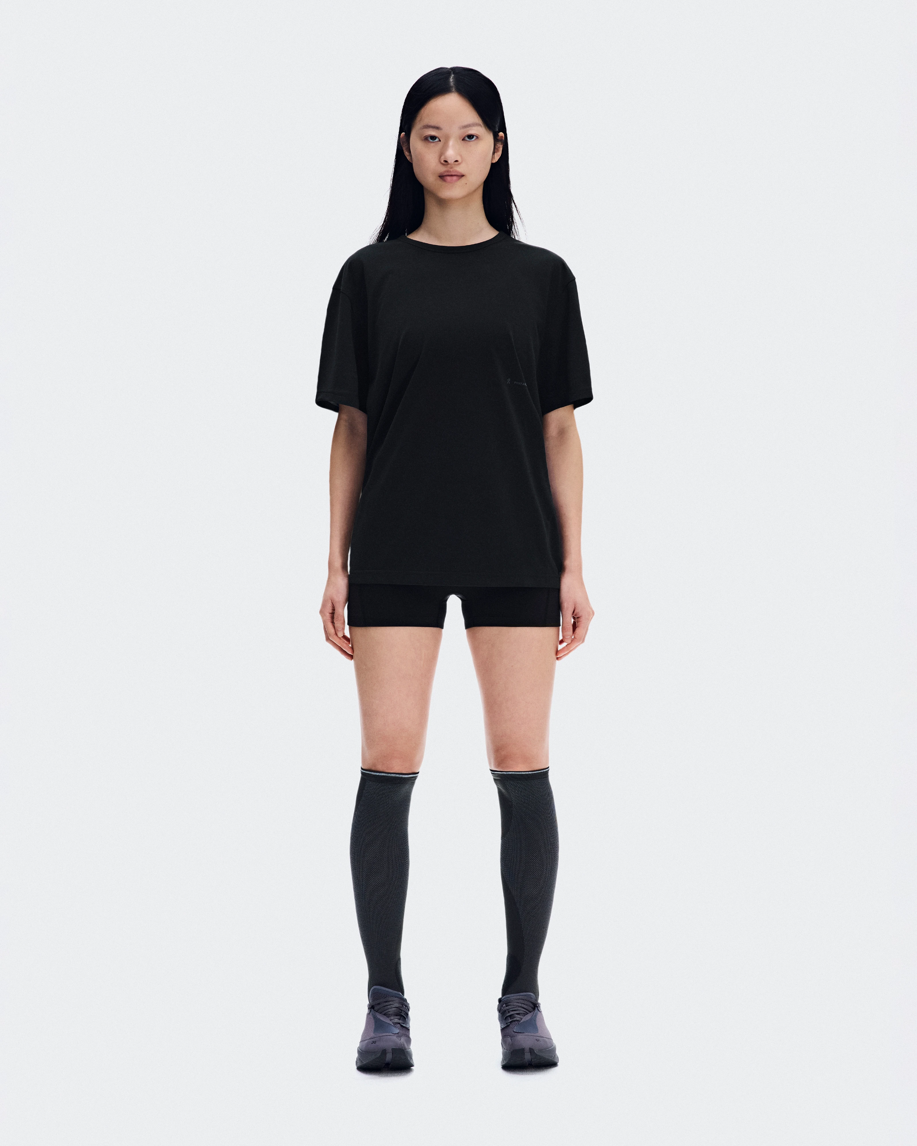 On Running-T PAF Black Unisex Tops and t-shirts
