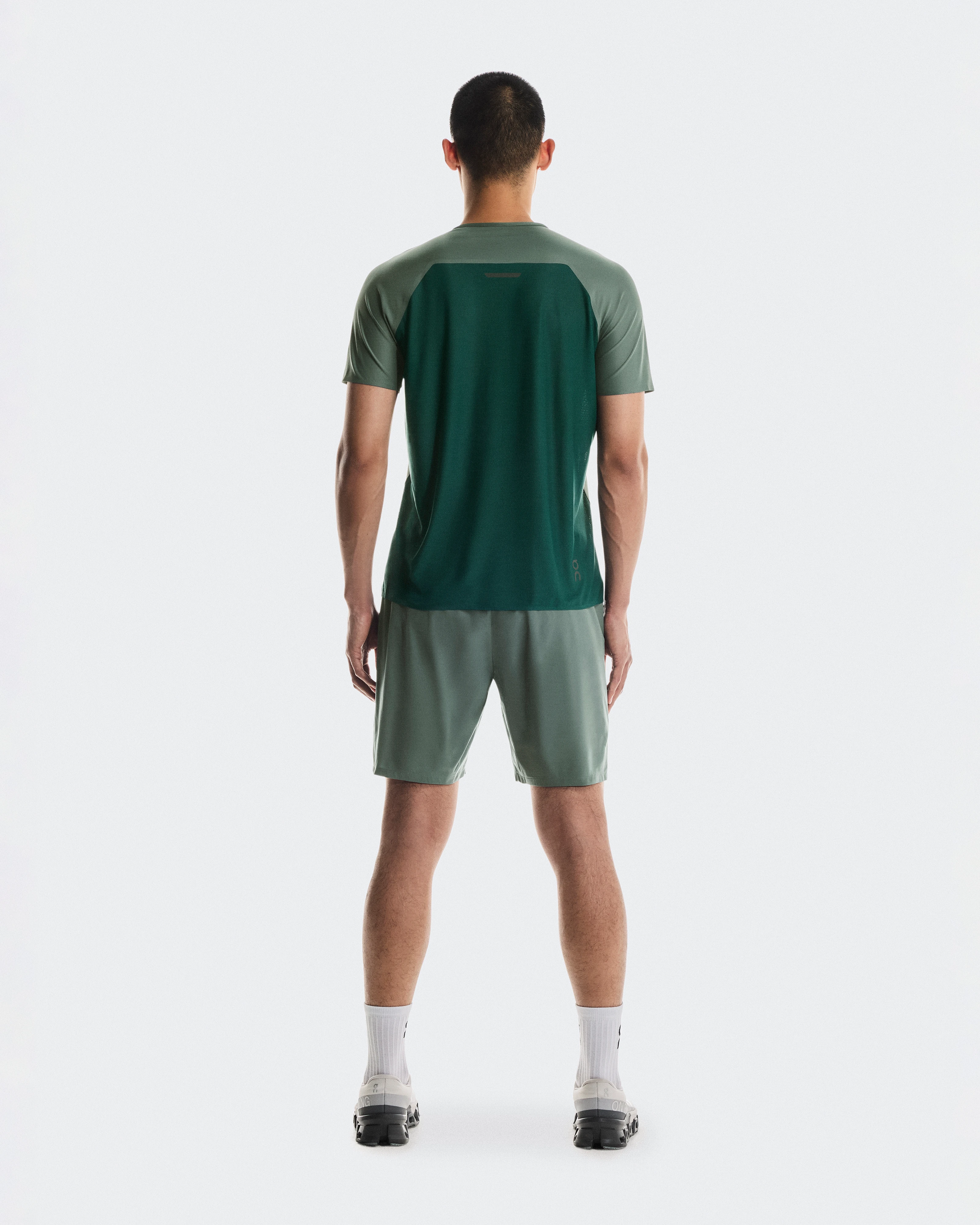 On Performance Hybrid Short Olive Men Shorts