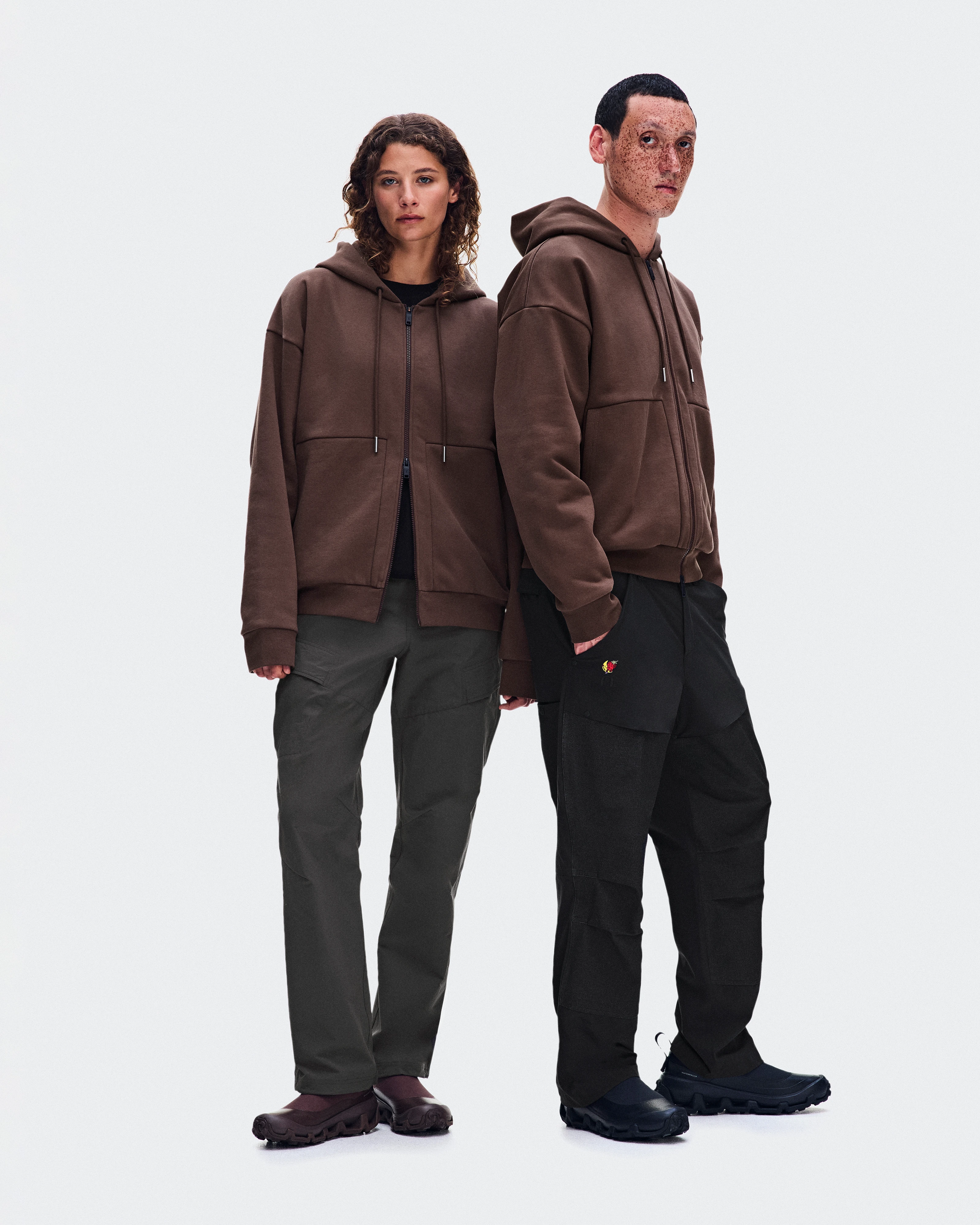 On Utility Zip Hoodie SHG Medjool Unisex Hoodies and sweatshirts