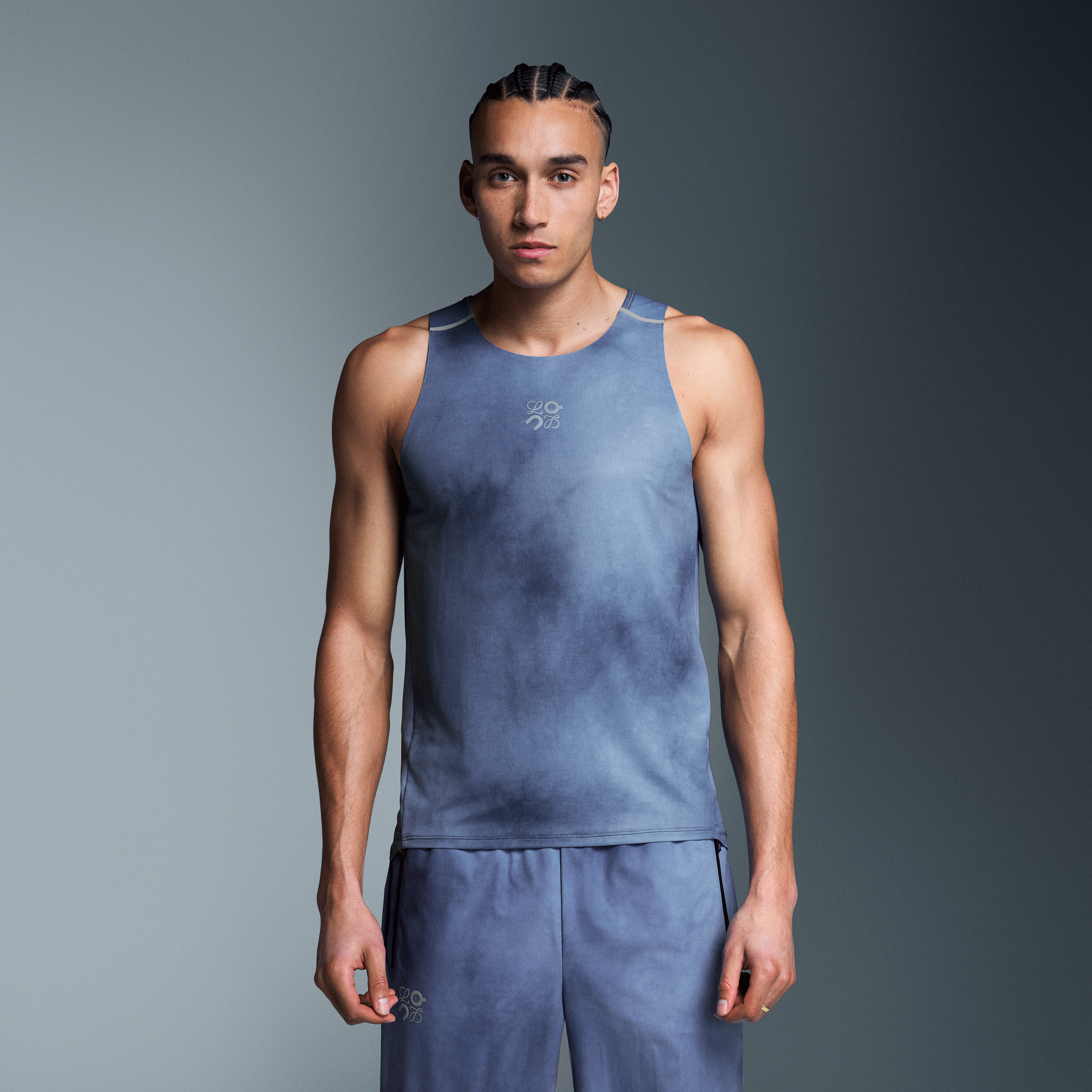 On Performance Tank Top LOEWE Blue Men Men – Performance running, limited edition, LOEWE × On Tops and t-shirts