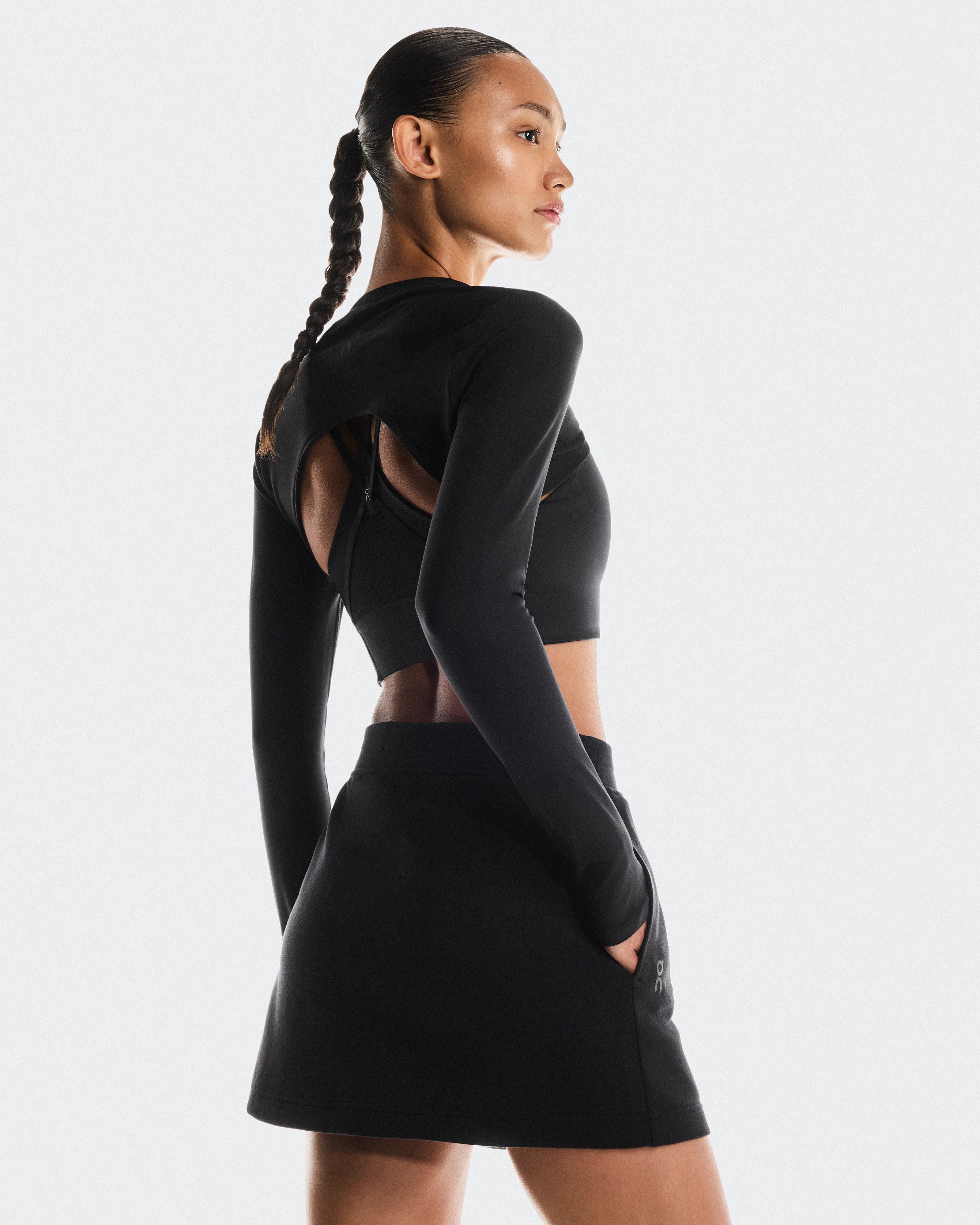 On Focus Tech Skirt Black Women Skirts