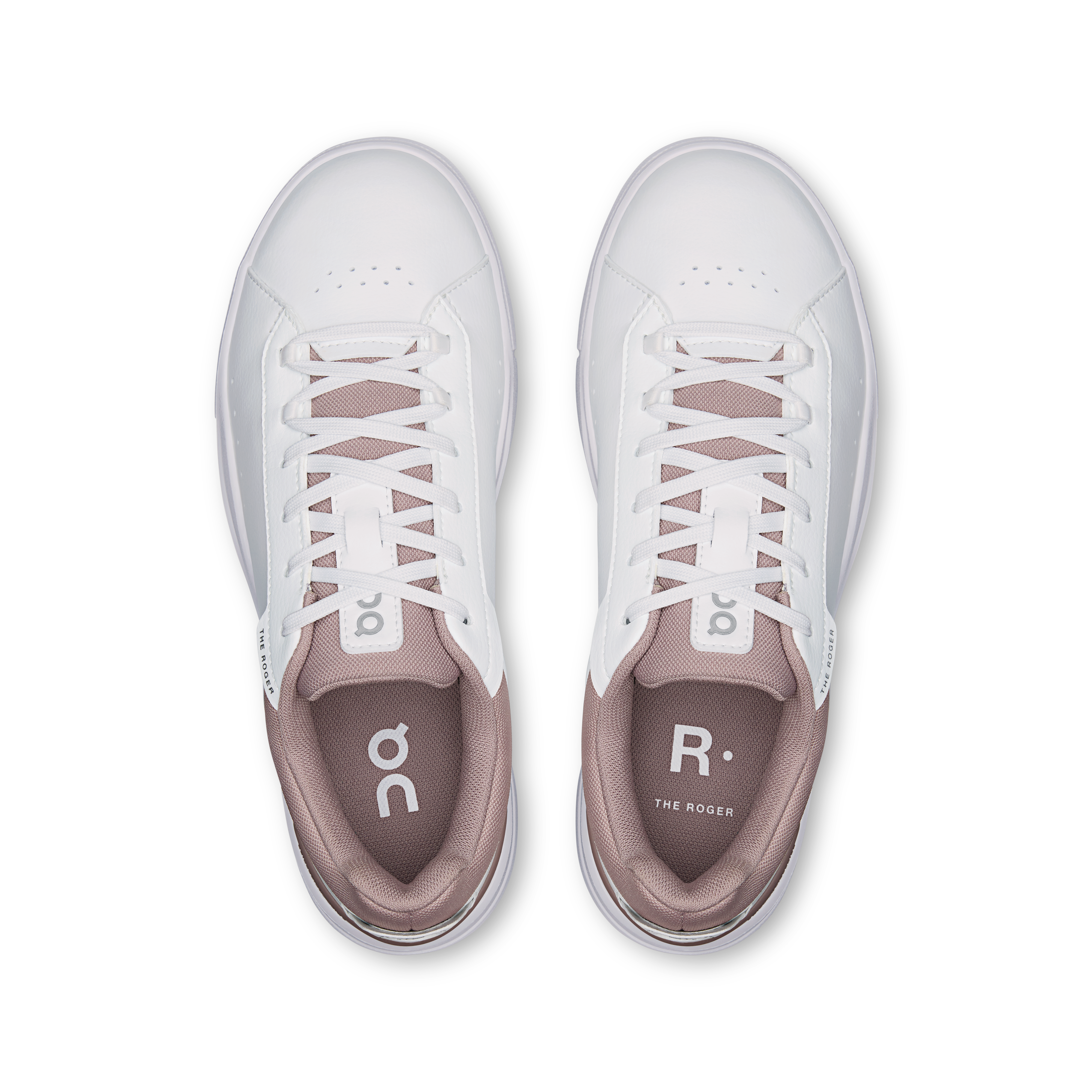 On THE ROGER Advantage White & Heron Women – All-day, tennis-inspired, classic style Shoes